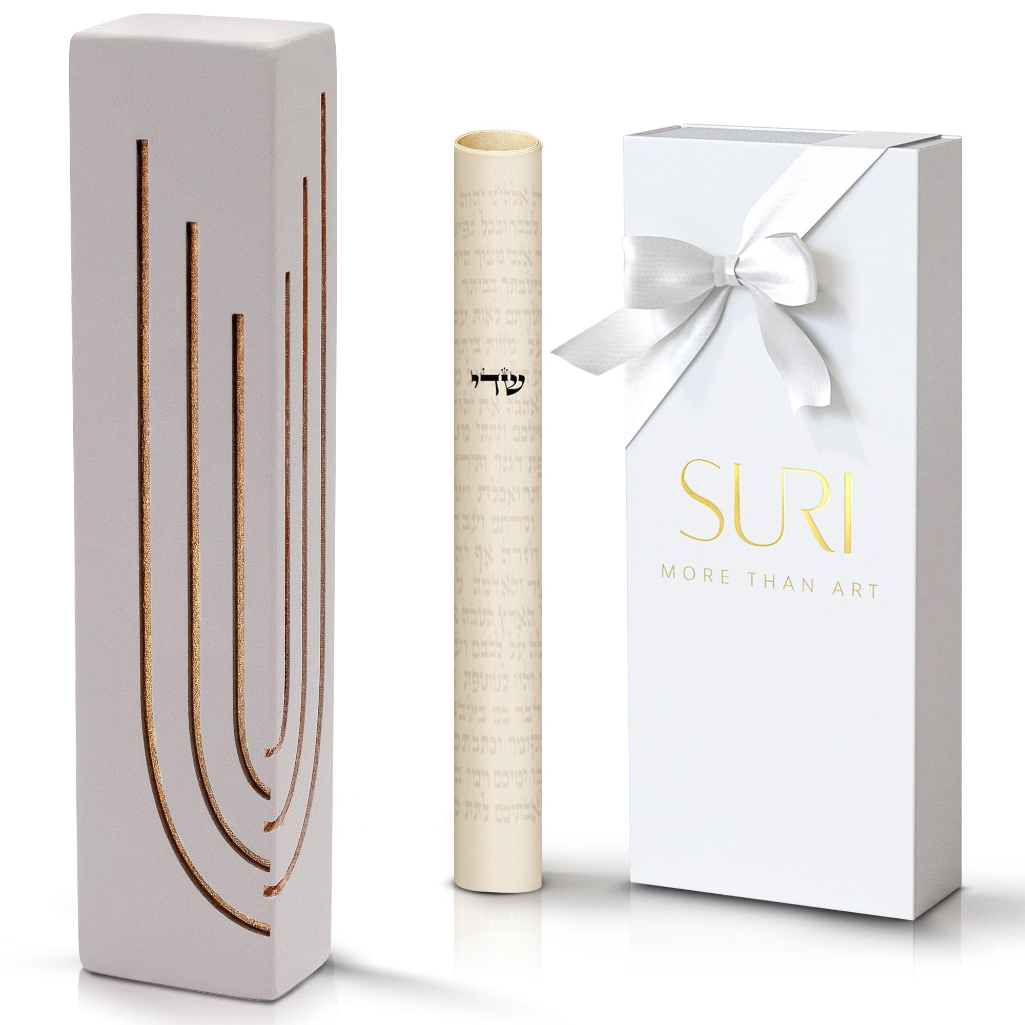 Gray Concrete Glam Mezuzah Case、mySite、topwebapps