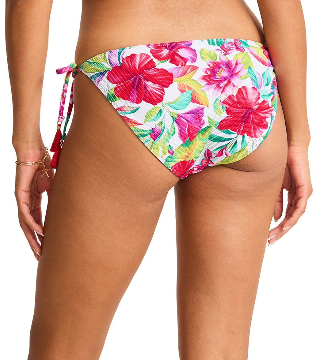 Tommy Bahama Women's Island Cays Fiesta Reversible String Bikini Bottom、mySite、noshort
