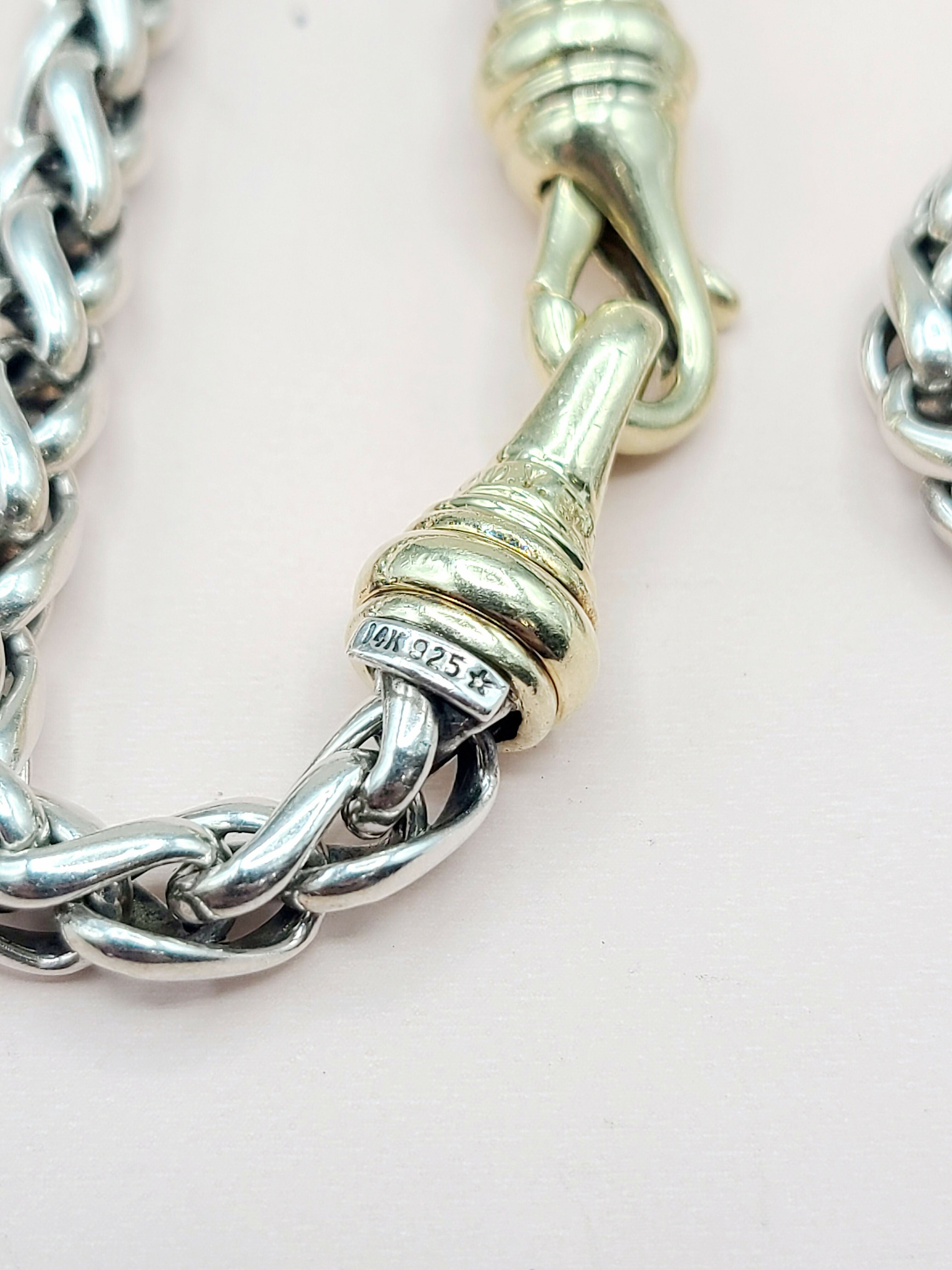 David Yurman Wheat Chain Necklace 6mm Gold Buckle 16、mySite、hinf8tx79