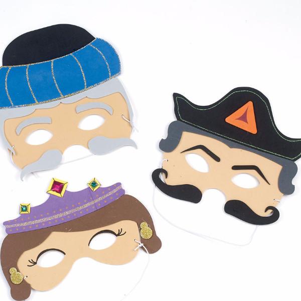 Purim Masks | Esther, Haman and Mordechai、mySite、topwebapps
