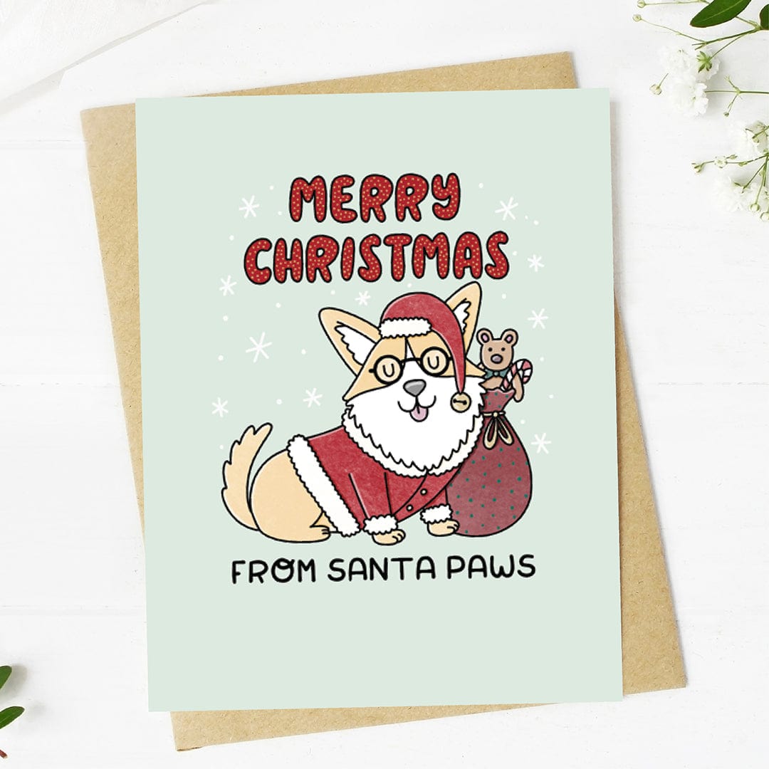 Merry Christmas from Santa Paws Dog Card、mySite、ghnorth