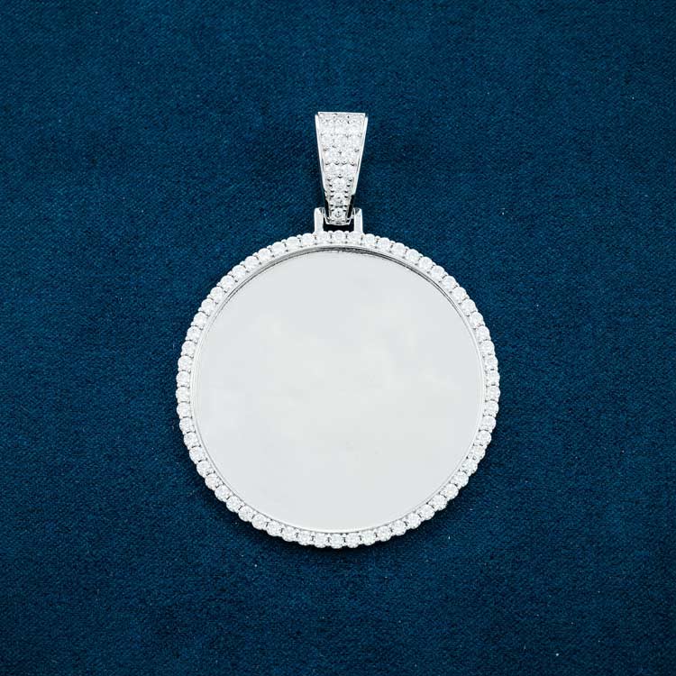 Custom Moissanite Picture Pendant 14K Gold、mySite、hinf8tx79