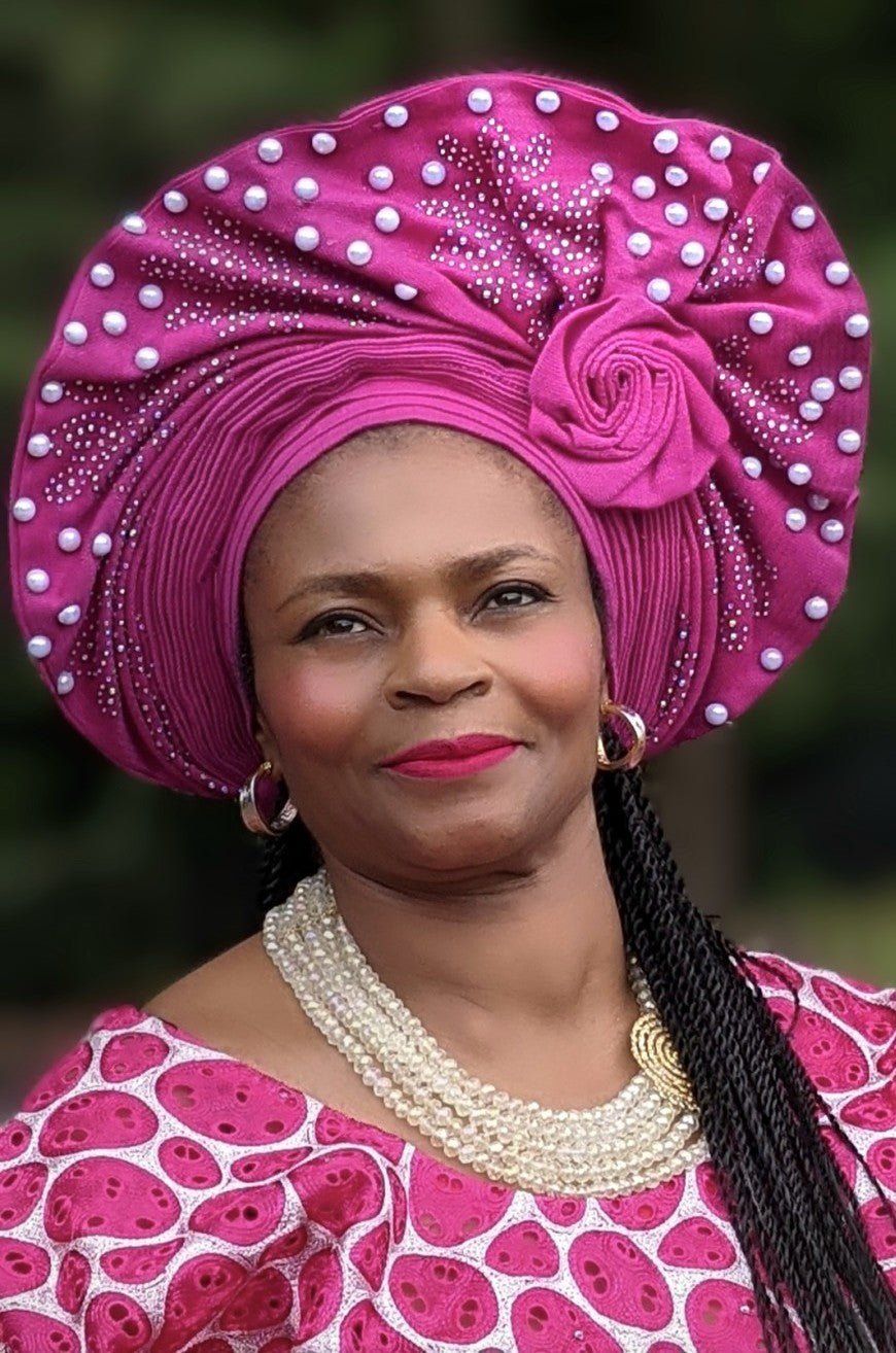 Joi African Aso Oke Pre-tied Autogele hat - DPAFP201、mySite、solidvoid