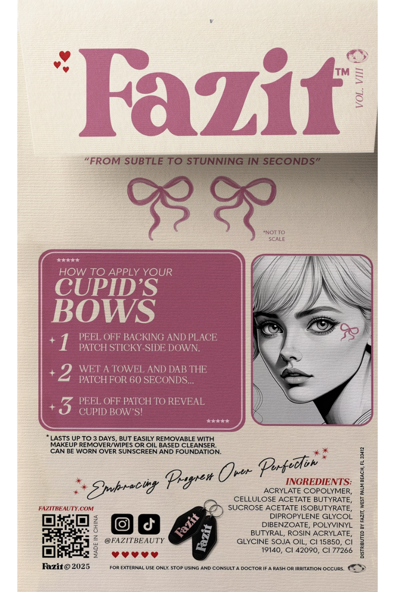 Fazit Glitter Freckles Makeup Patches - Cupid's Bows、mySite、hinf8tx79