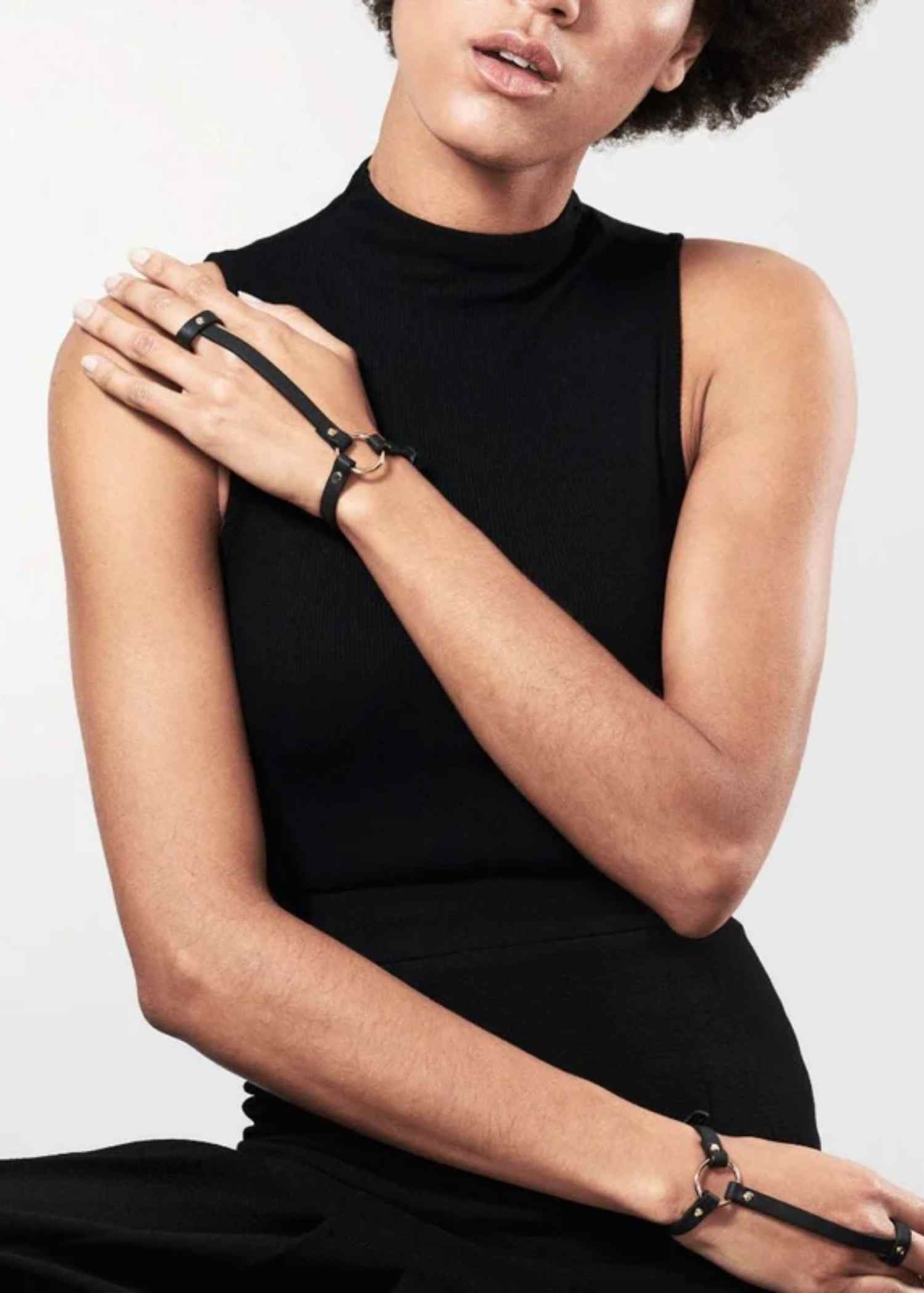  Maze Hand Bracelet Harness (Black)、mySite、justintrudeaud