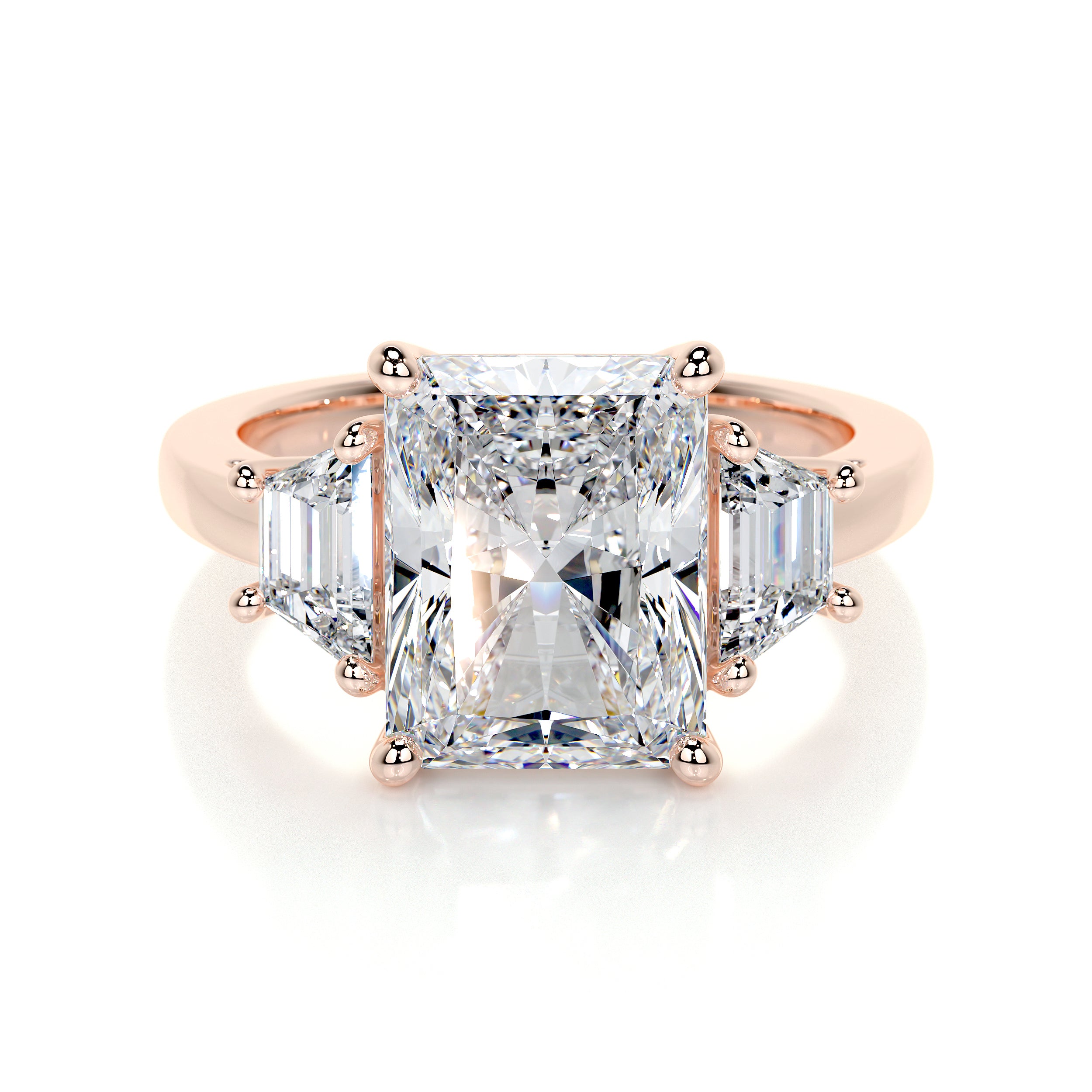 Skylar Lab Grown Diamond Ring -14K Rose Gold、mySite、hinf8tx79