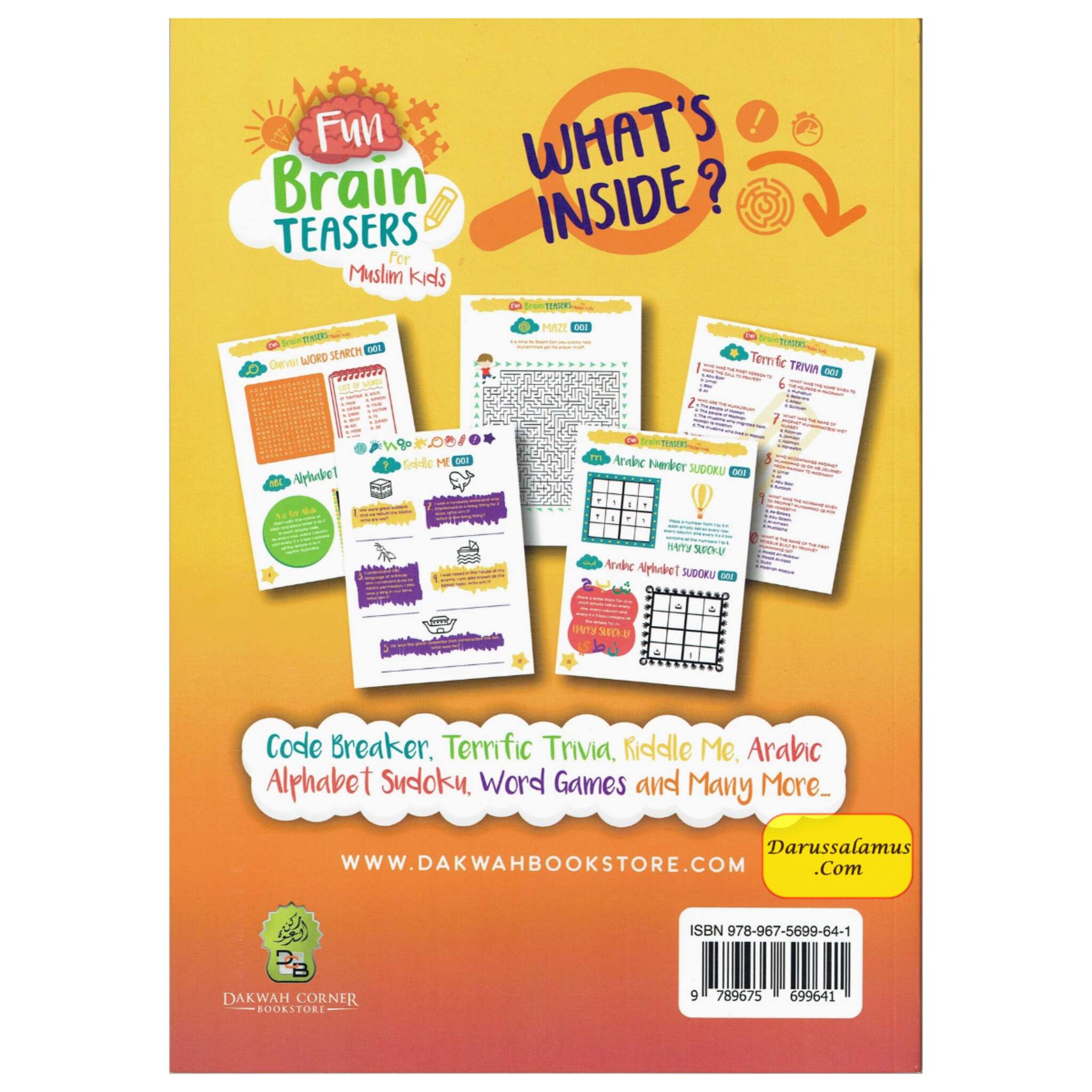 Fun Brain Teasers For Muslim Kids By Fawziyyah Emiabata、mySite、topwebapps