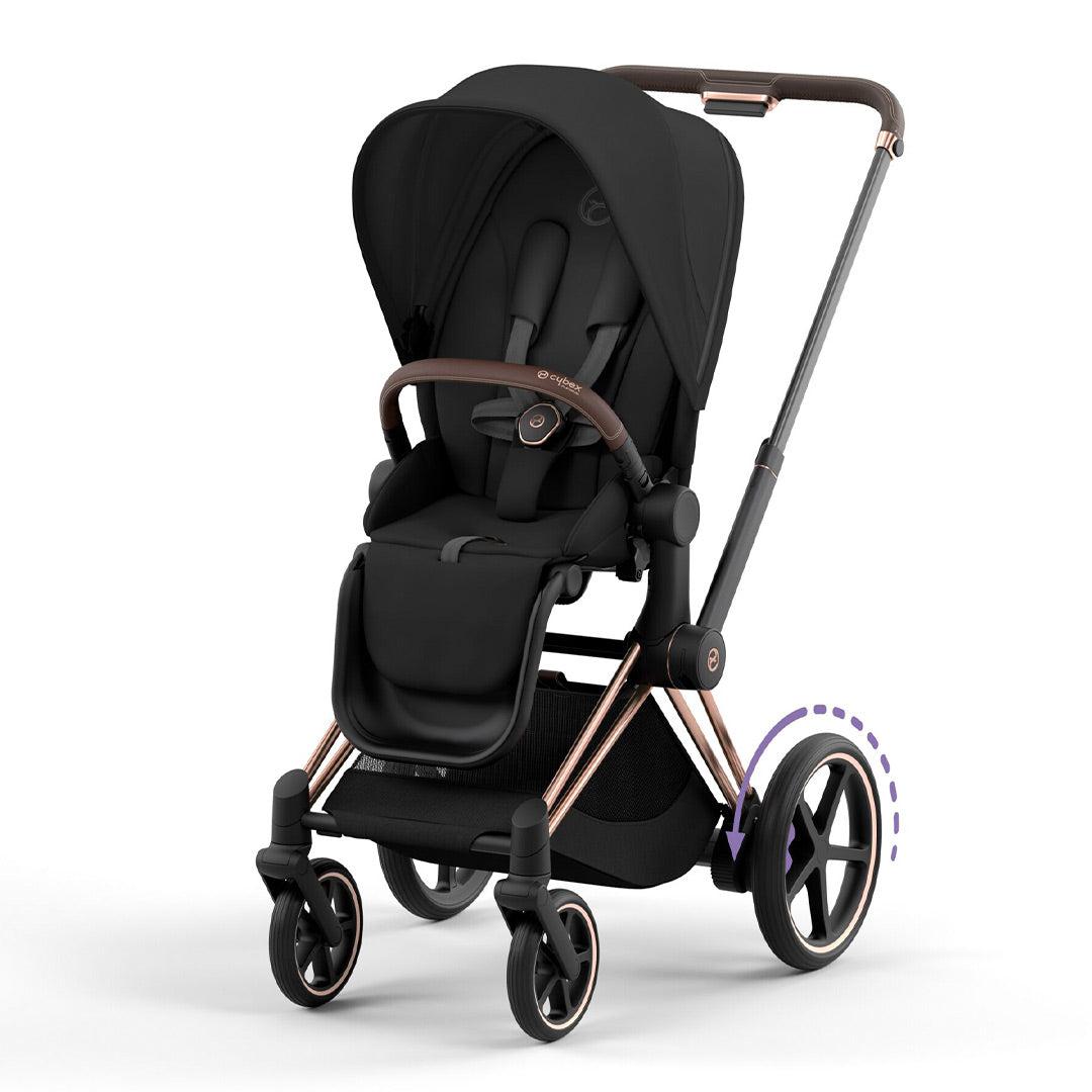  CYBEX e-Priam Pushchair - Sepia Black、mySite、merchandisen