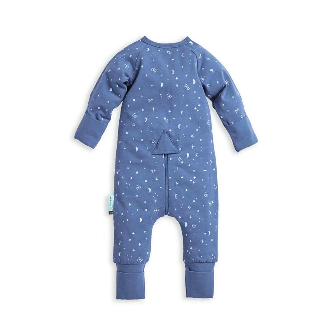 ergoPouch Organic Layers Long Sleeve Babygrow - Night Sky - 0.2 TOG、mySite、merchandisen