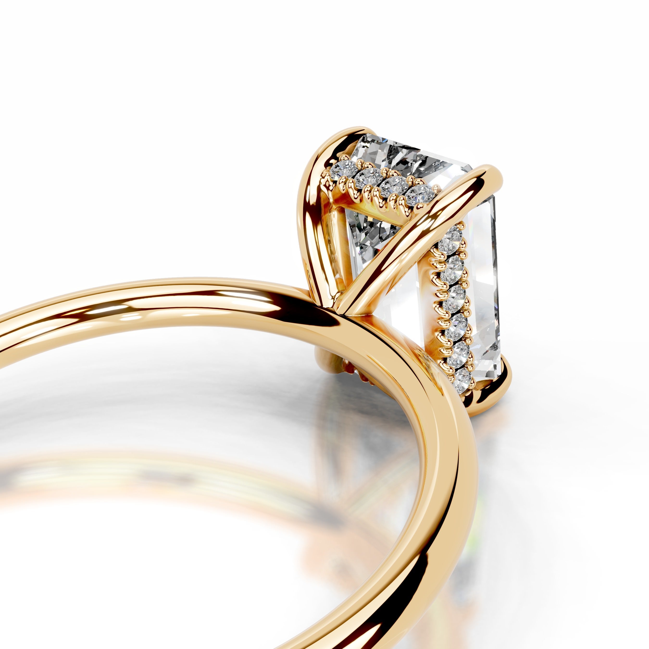 Willow Lab Grown Diamond Ring - 18K Yellow Gold (RTS)、mySite、hinf8tx79