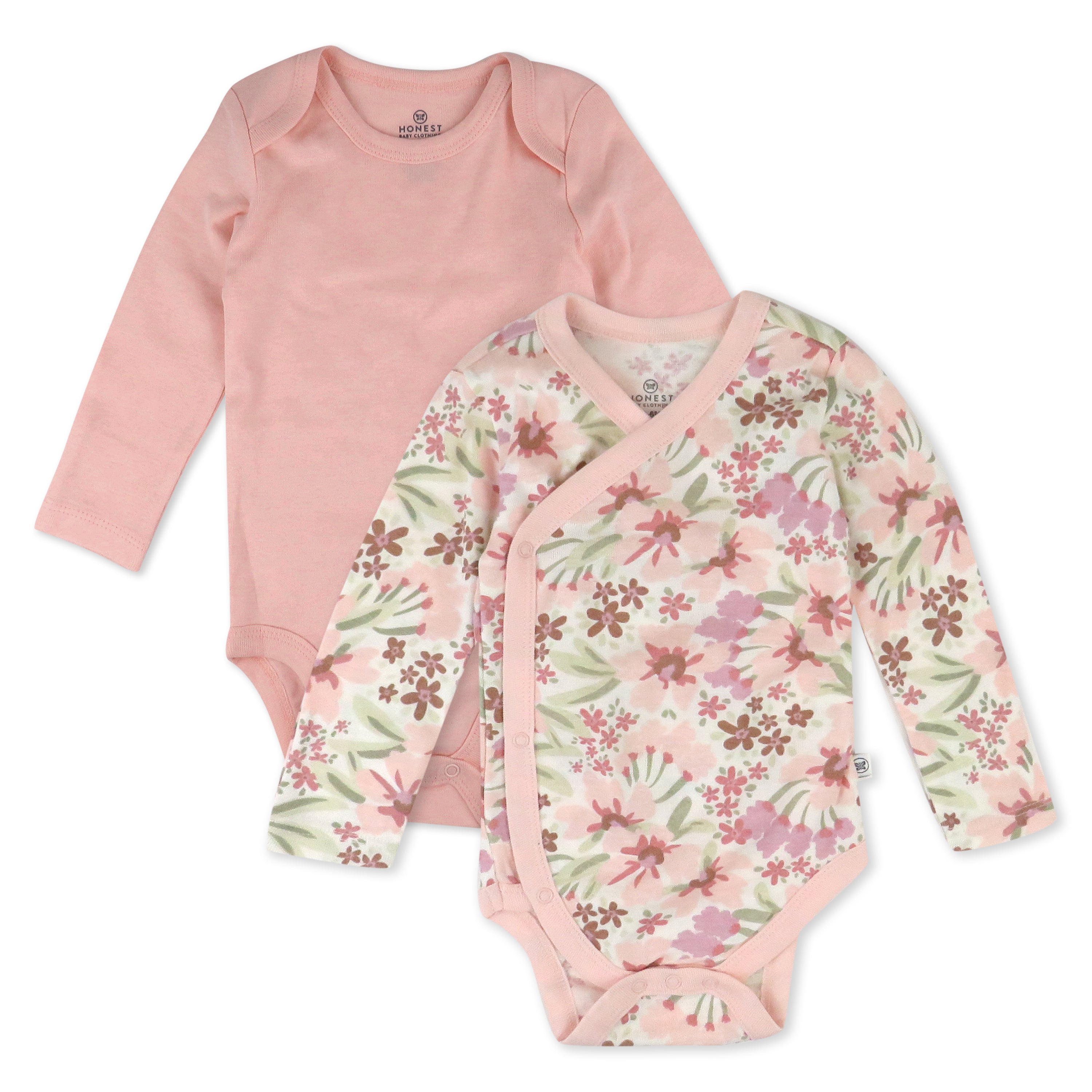  2-Piece Long Sleeve Organic Cotton Bodysuit & Side Snap Bodysuit、mySite、layawaytickets