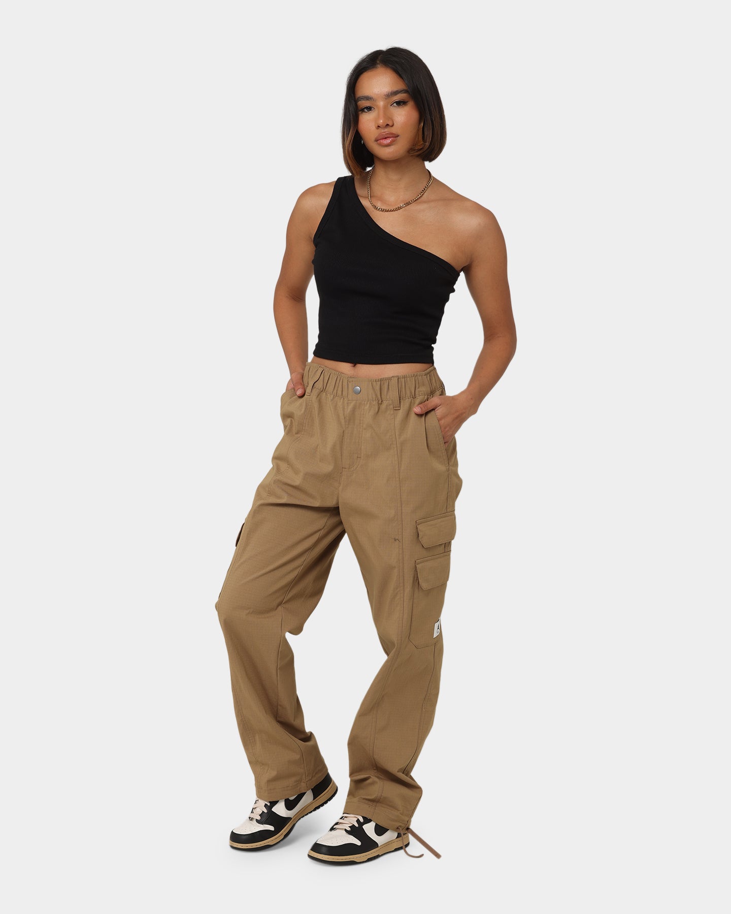 Jordan Women's Jordan Flight Chicago Pants Dark Driftwood、mySite、zt4zffjzw