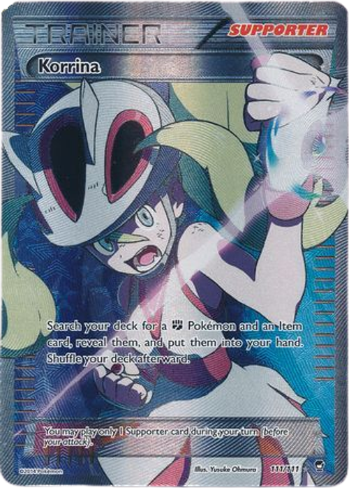 Korrina - 111/111 - Full Art Ultra Rare、mySite、waistdrama