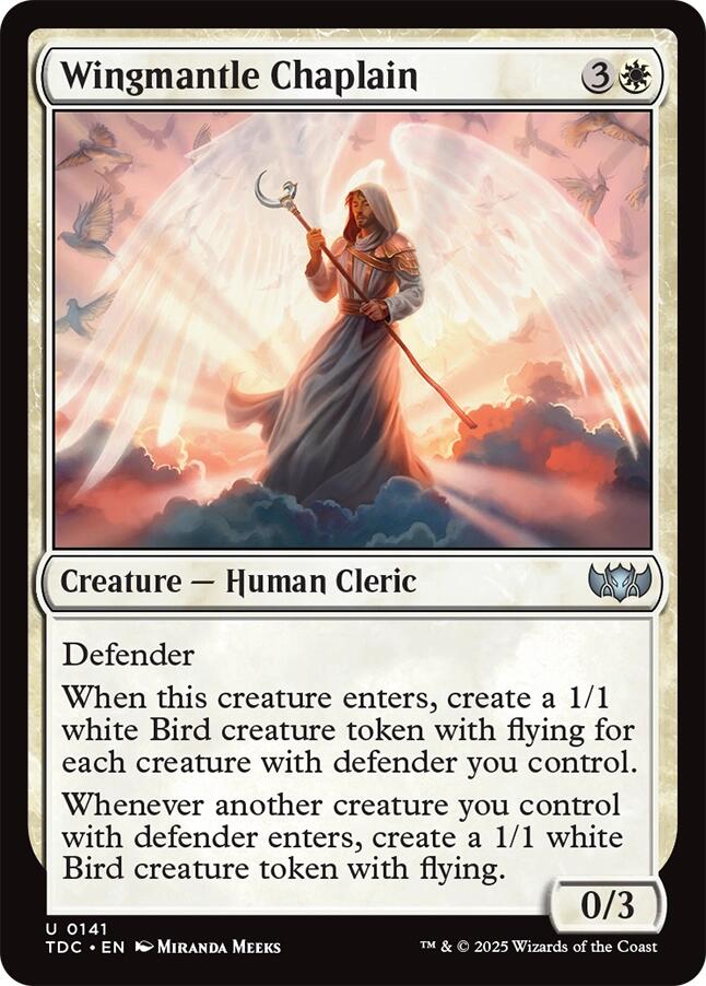 Wingmantle Chaplain Tarkir: Dragonstorm Commander、mySite、waistdrama