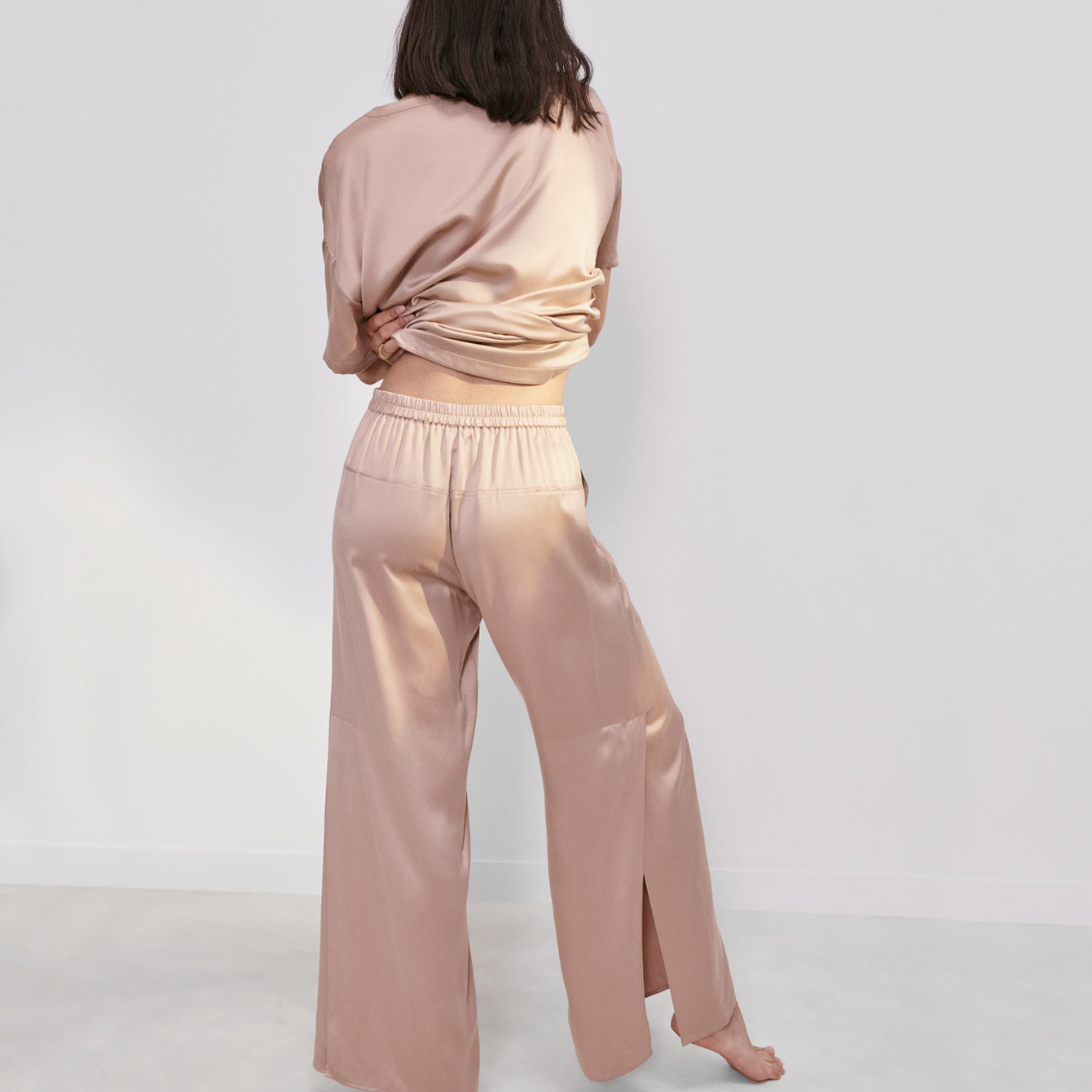 Washable Silk Tee Pant Set、mySite、bengalsvssteelers