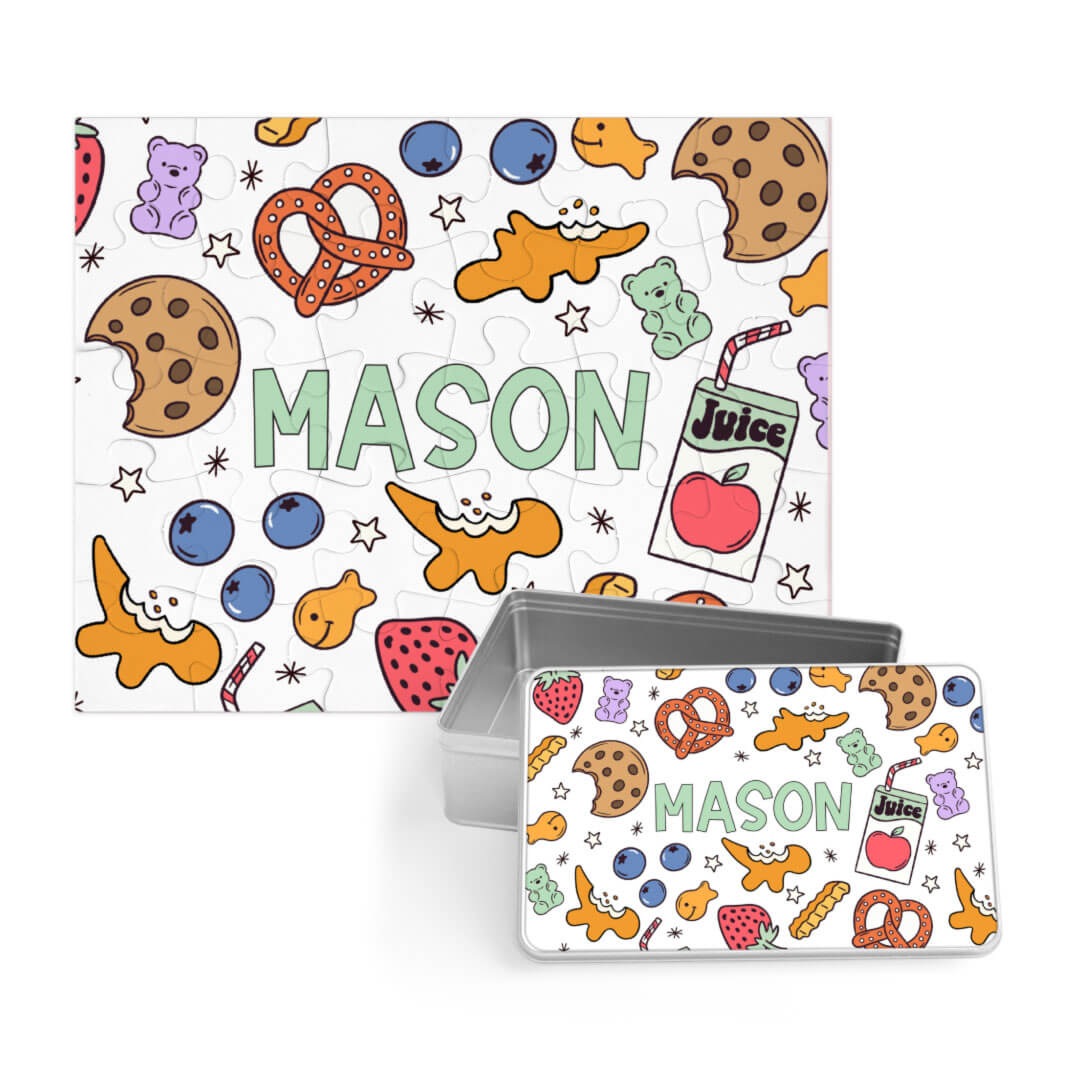  Kids Personalized 30 Piece Puzzle | Snack Time、mySite、layawaytickets