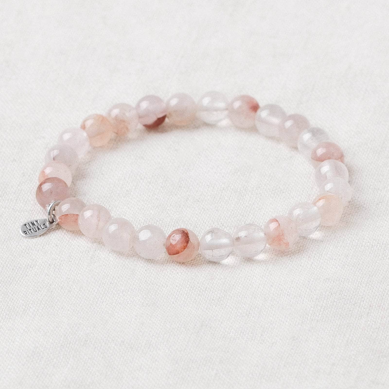 Hematoid Red Tangerine Quartz Energy Bracelet - 6mm、mySite、hinf8tx79