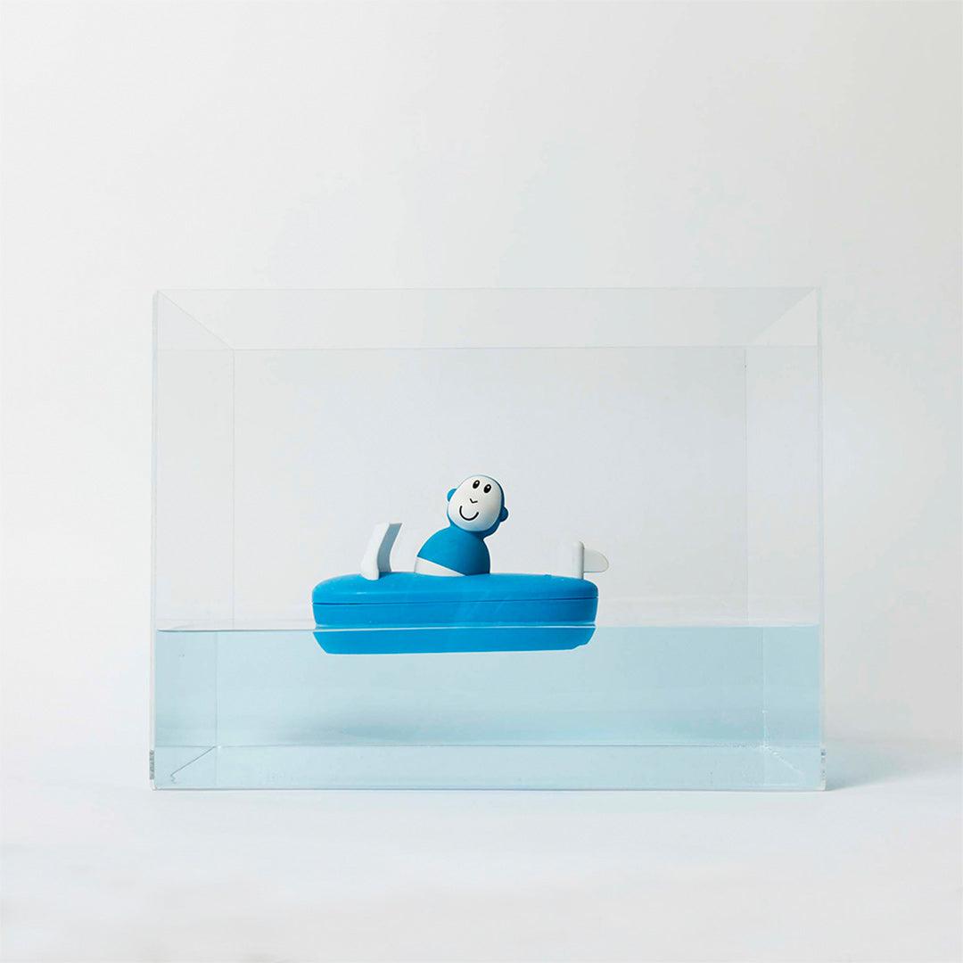  MatchStick Monkey Bathtime Boat Set - Blue、mySite、merchandisen