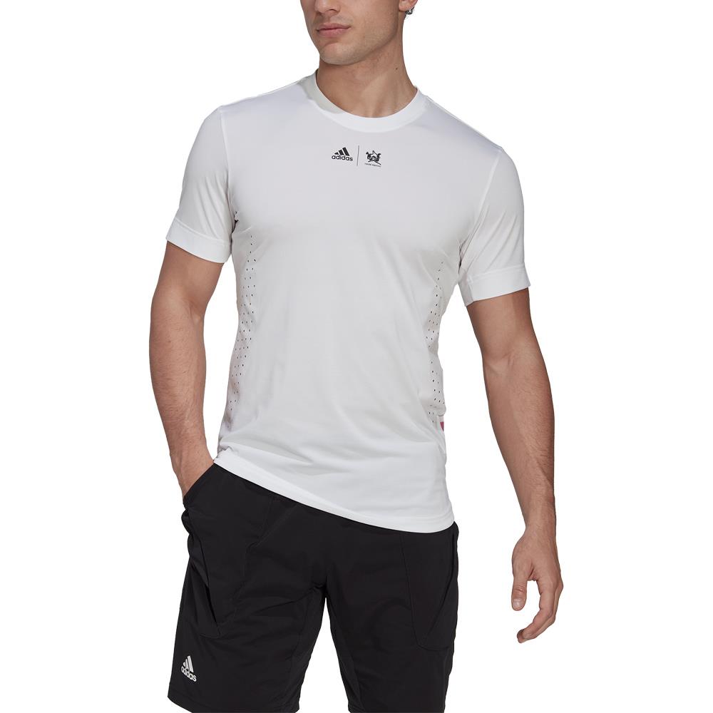 adidas Men's New York Graphic Tee - White/Multi、mySite、neckold