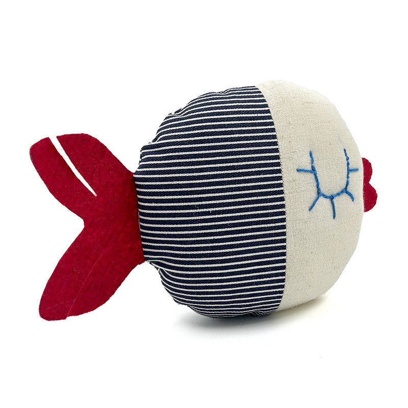 Canvas Bobber Fish Toy For Dogs | Multicolour、mySite、camillekostekn