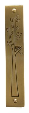  Brass Nest Line Drawn Mezuzah、mySite、elrpsem3k