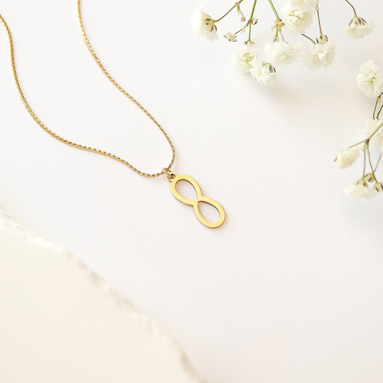 18K Gold PVD Stainless Steel Infinity Charm / PDL0008、mySite、dreamappss