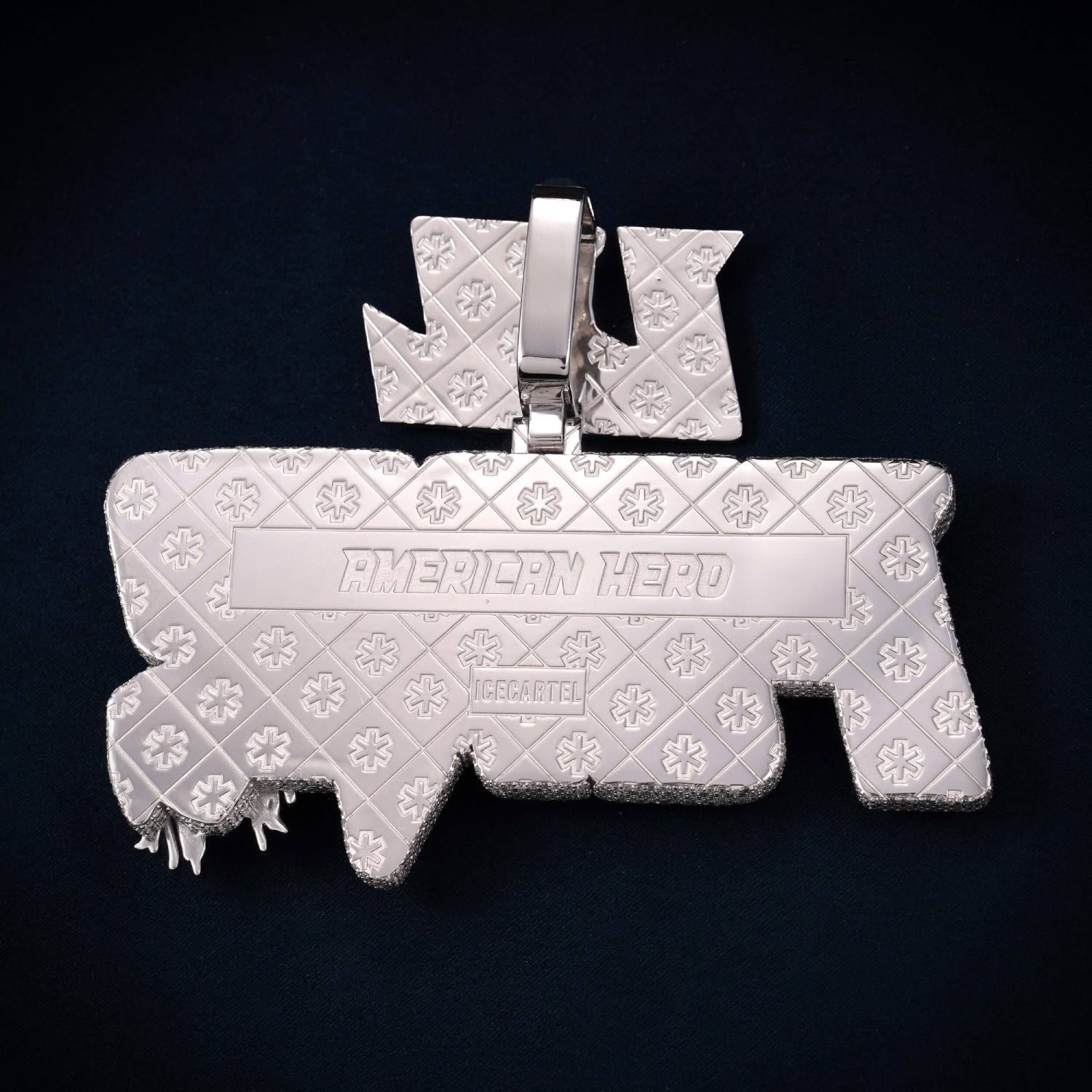 LIL PUMP Custom Diamond Pendant 14K Gold、mySite、hinf8tx79