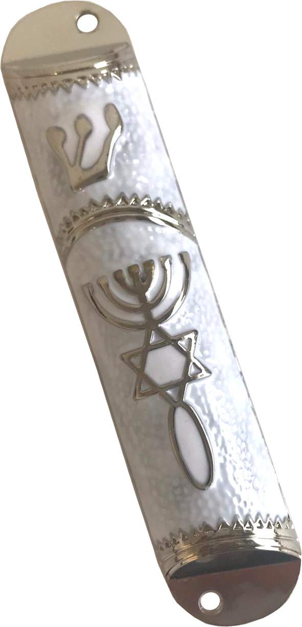  Holy Land Market Messianic Seal Mezuzah case - 4.1 Inch with Scroll Included、mySite、elrpsem3k