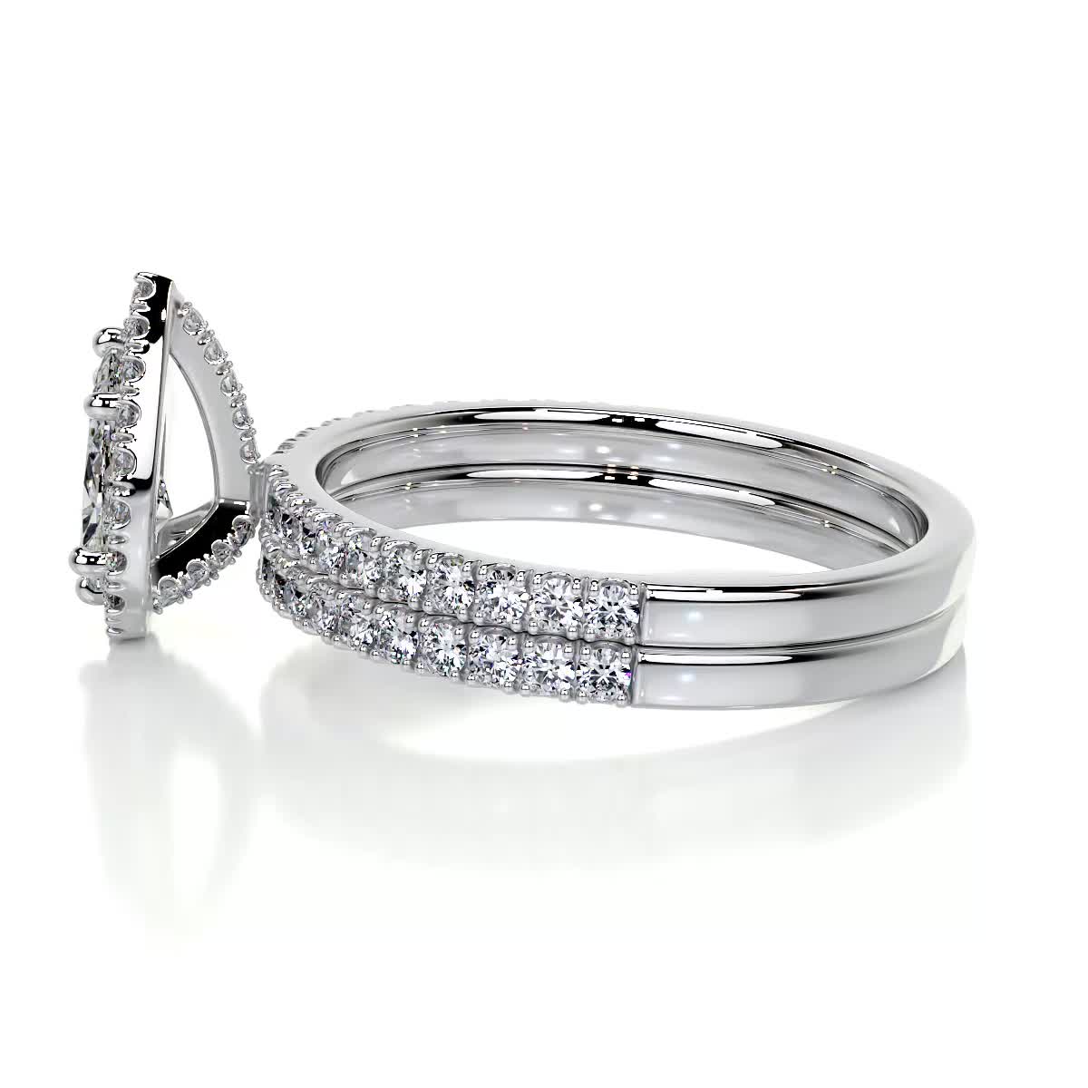 Juniper Diamond Bridal Set -18K White Gold、mySite、hinf8tx79