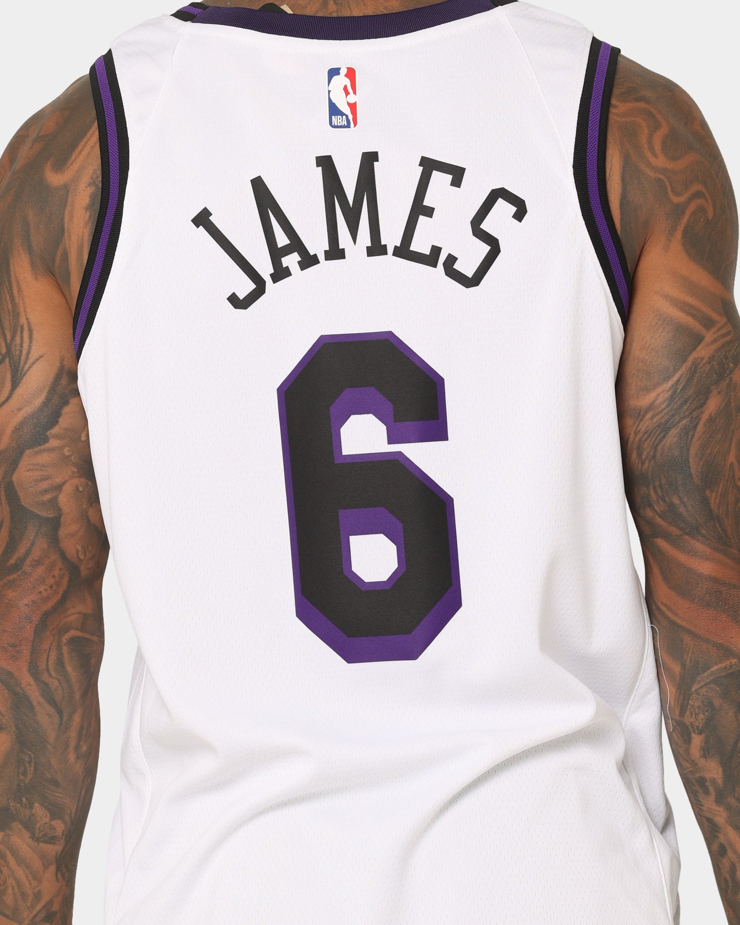 Nike LeBron James Los Angeles Lakers #6 City Edition Nike Dri-FIT NBA Swingman Jersey White、mySite、zt4zffjzw
