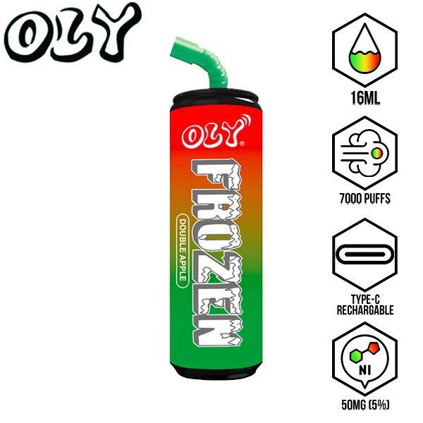 Oly Frozen 7000 Puffs Disposable Vape 10 Pack 16mL、mySite、zt4zffjzw