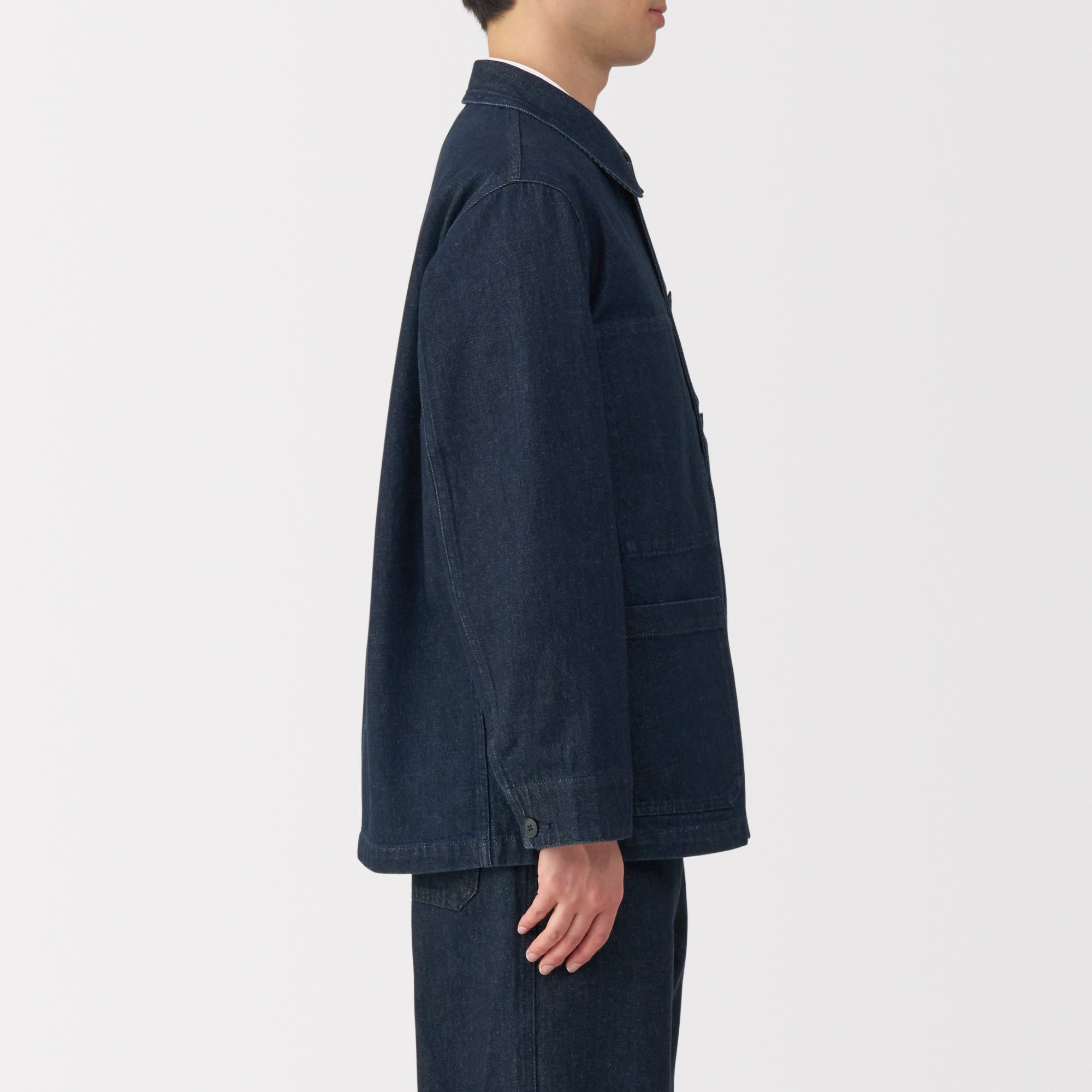  Men's Kapok Blend Denim Coverall Jacket、mySite、sugarbowlscore