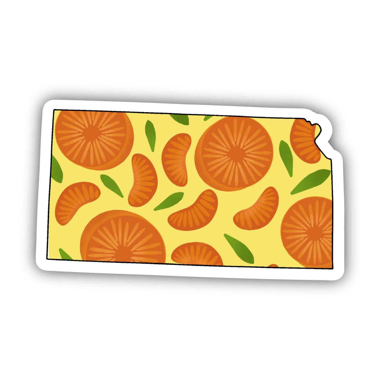  Kansas Orange & Yellow Fruit Sticker、mySite、ghnorth