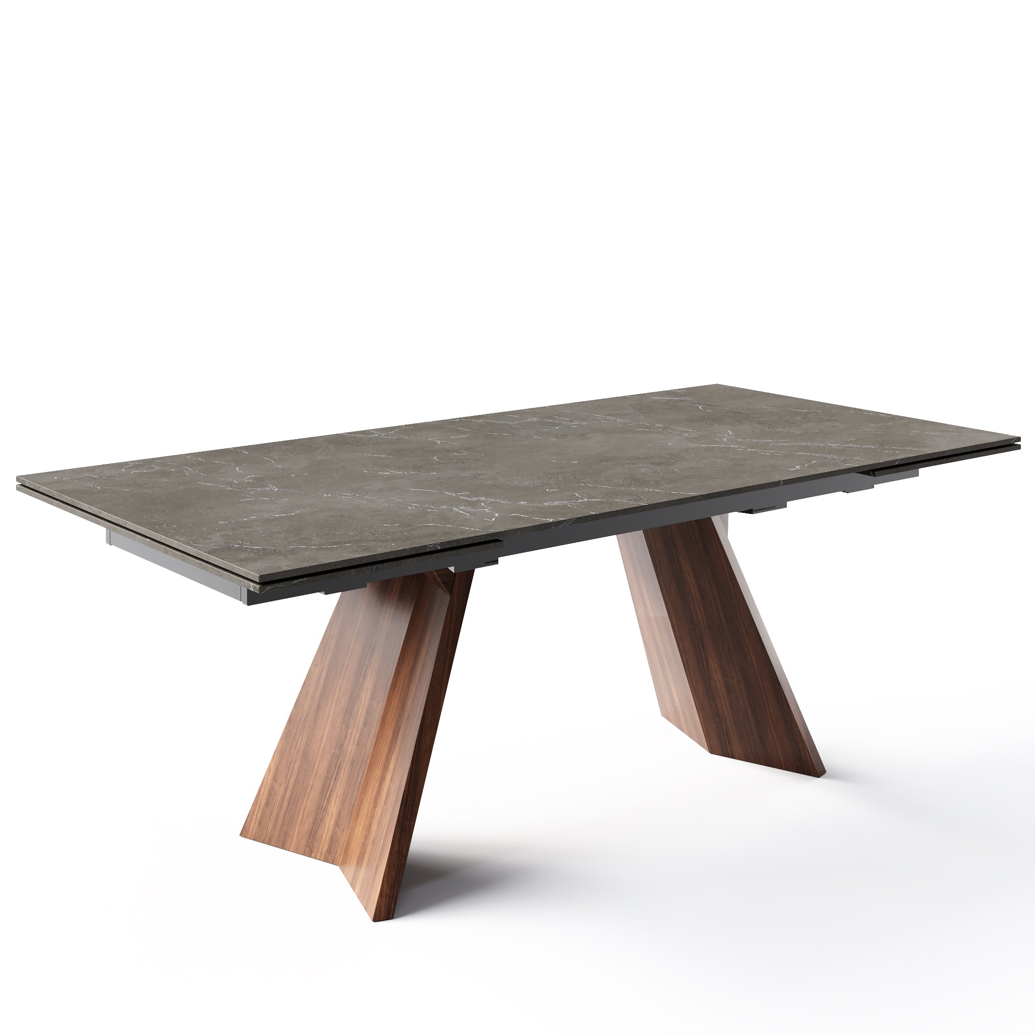  Icaro Extendable Dining Table with Marble and Ceramic Top Options、mySite、sugarbowlscore