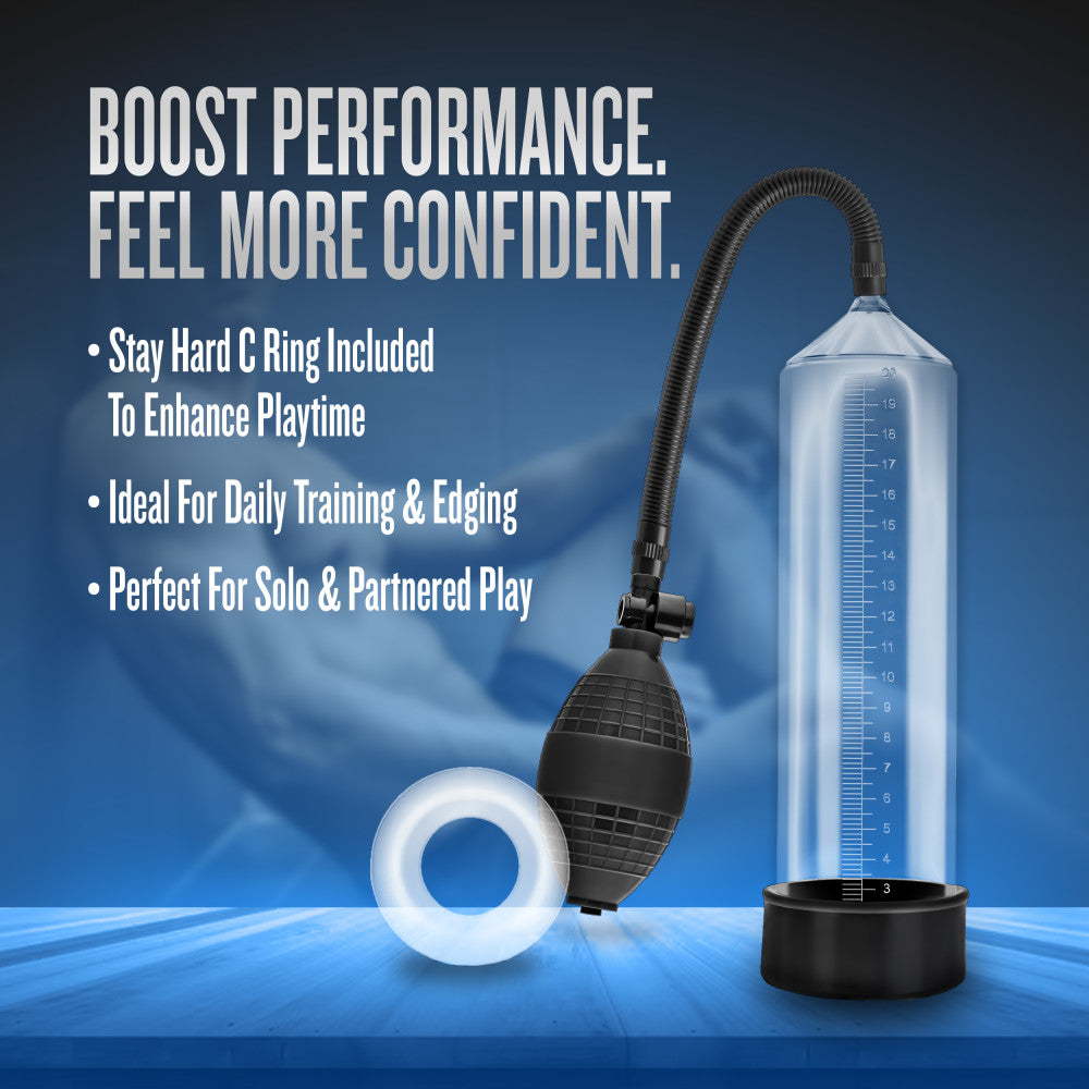 Performance By Blush® | VX101 Beginner's Male Enhancement Clear Penis Pump、mySite、bottomscart