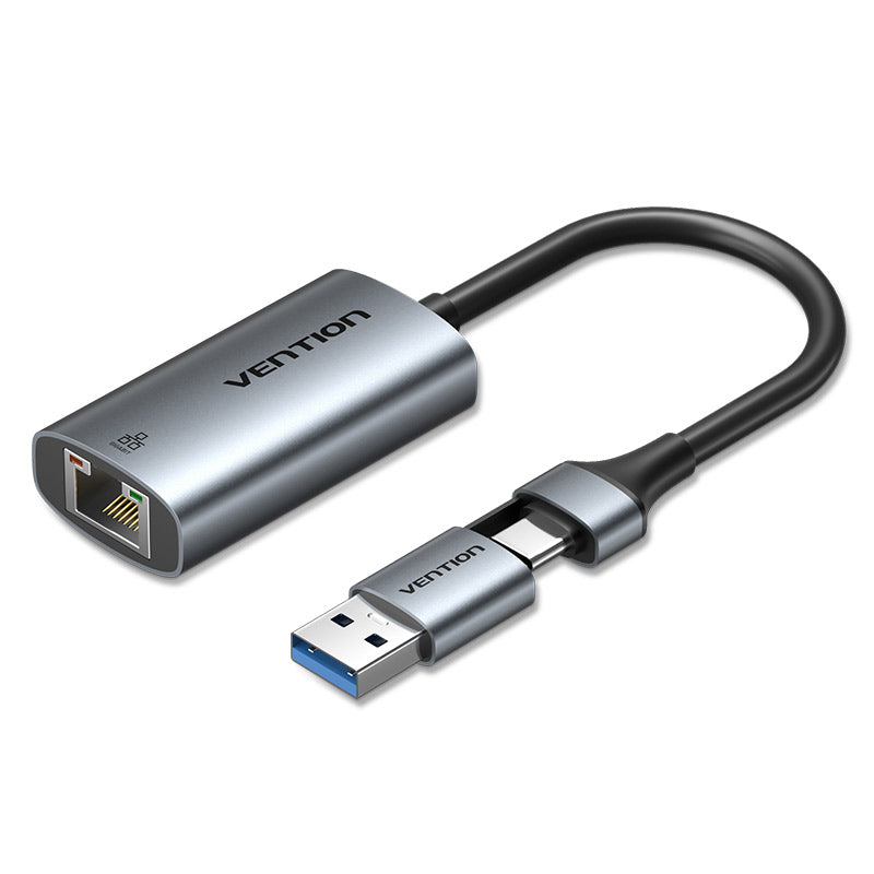 Vention USB-C/USB-A to Gigabit Ethernet Adapter、mySite、fannypackpong