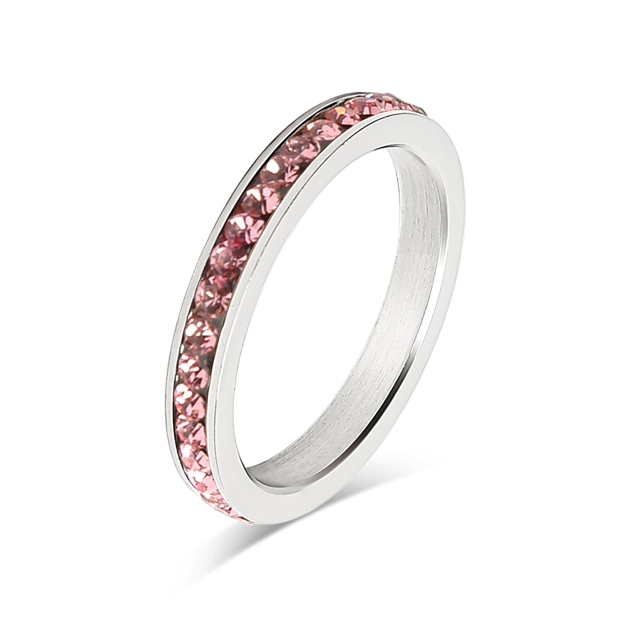 July-December CZ Eternity Stainless Steel Ring / ETR1000、mySite、dreamappss