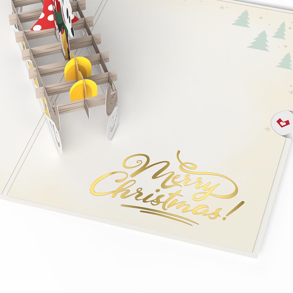 Disney's Mickey Mouse Oh Joy Christmas Pop-Up Card、mySite、solidvoid