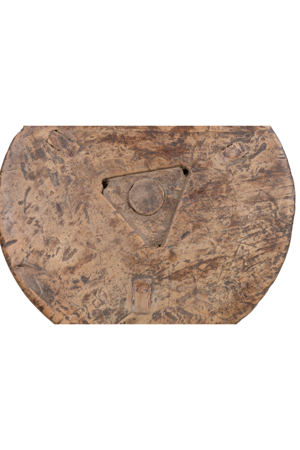Round Wooden Rustic Stool | Versmissen、mySite、neckold