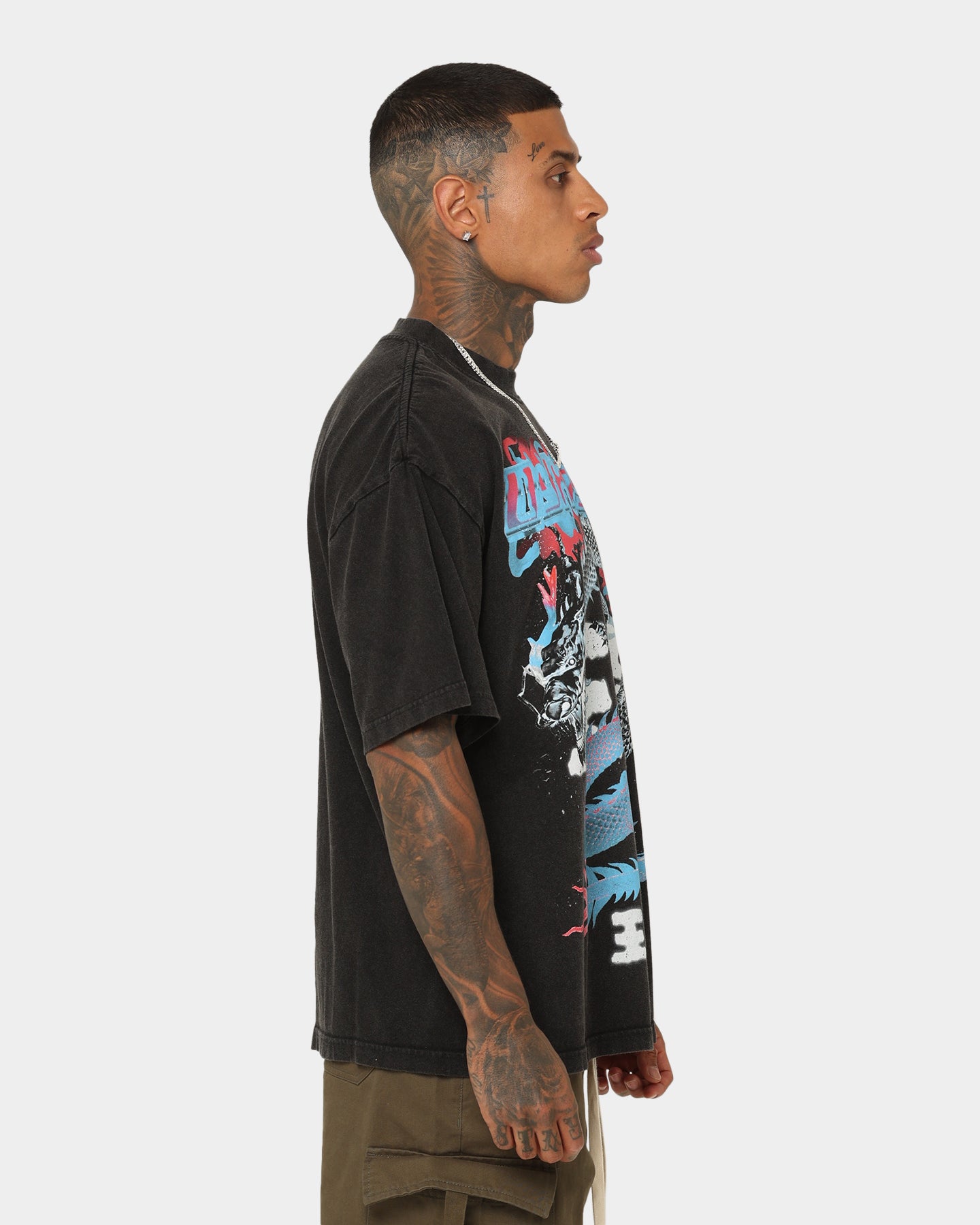 Loiter Dynasty Vintage T-Shirt Vintage Black、mySite、zt4zffjzw