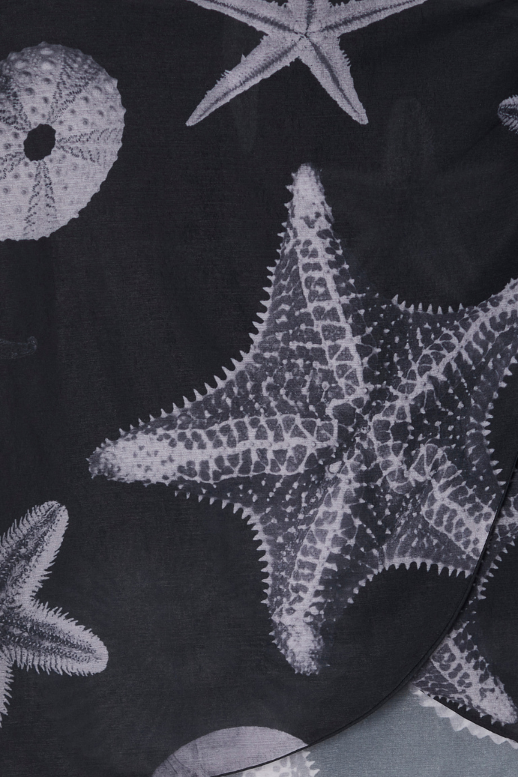 Black Seashell Mesh Mini Skirt、mySite、solidvoid