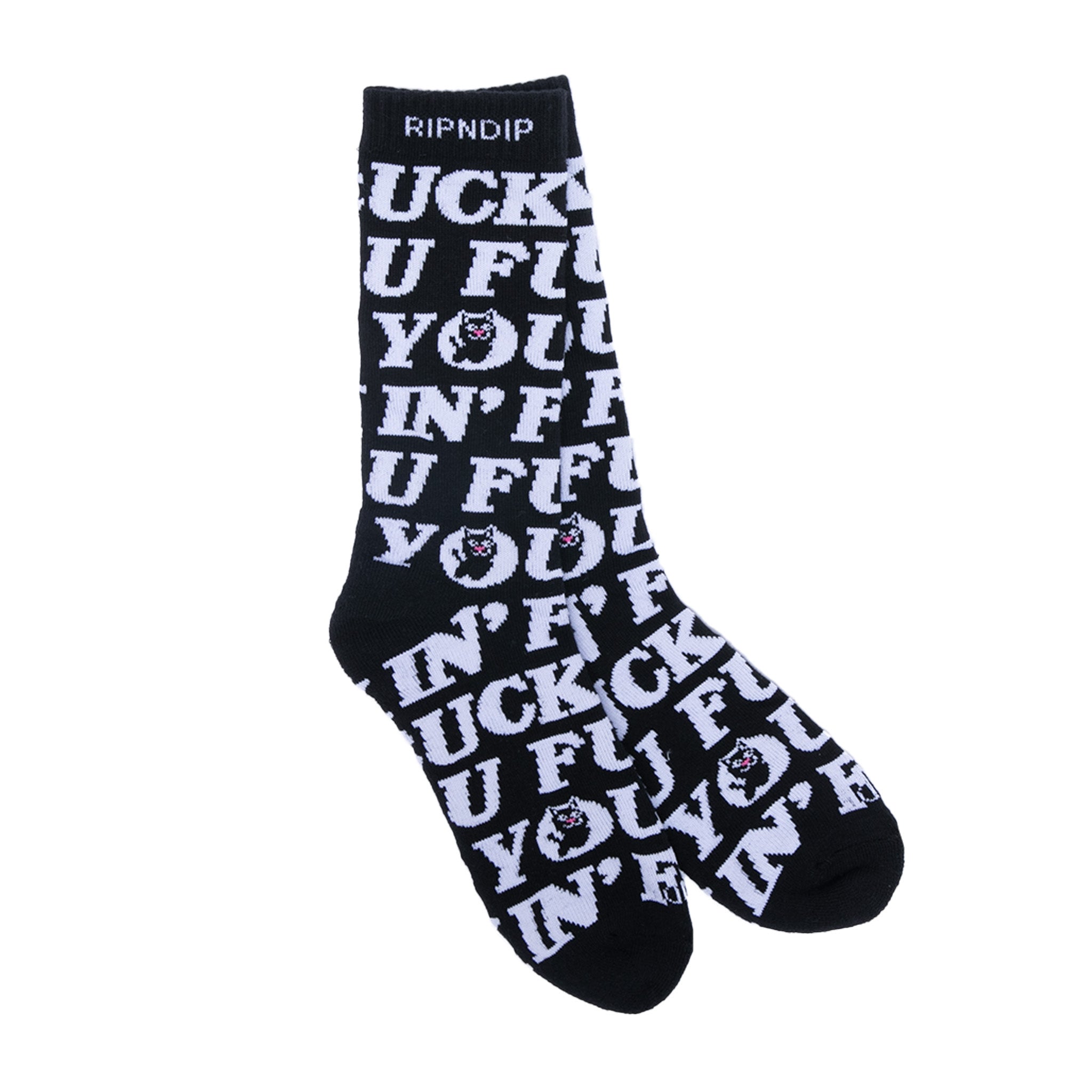  Fuckin Fuck Socks (Black)、mySite、merchandisen