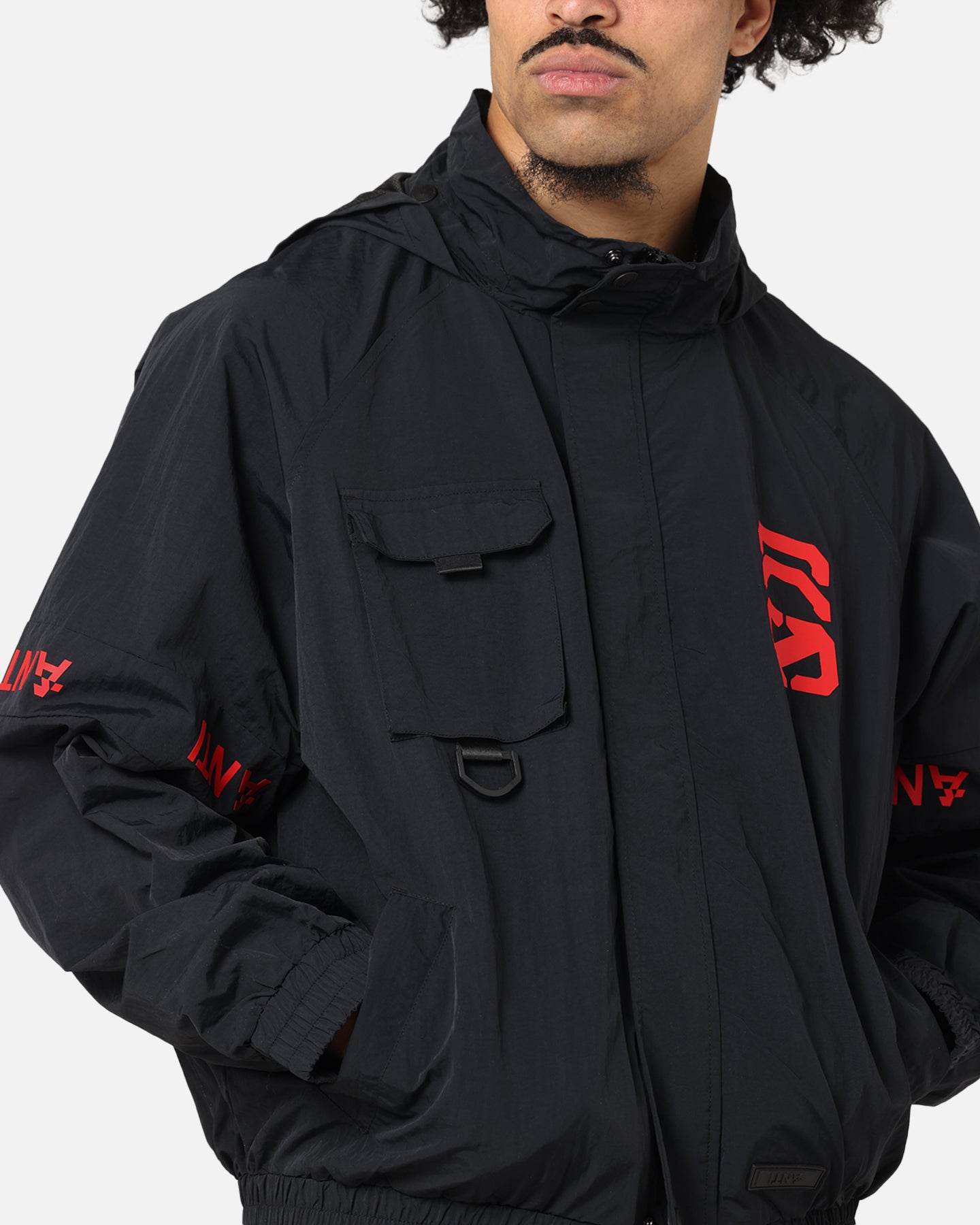The Anti Order Faction Technical Windbreaker Jacket Black/Red、mySite、zt4zffjzw