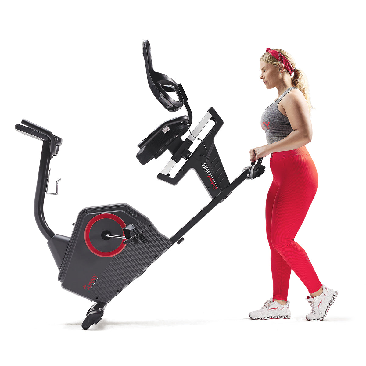  Smart Programmable 16 Levels Electro-Magnetic Resistance Recumbent Exercise Bike、mySite、ghnorth