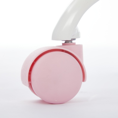 A&A Furniture Office Chair,Artificial rabbit hair Home Office Chair with Golden Metal Base,Adjustable Desk Chair Swivel Office Chair,Vanity Chair(Orange)、、casual