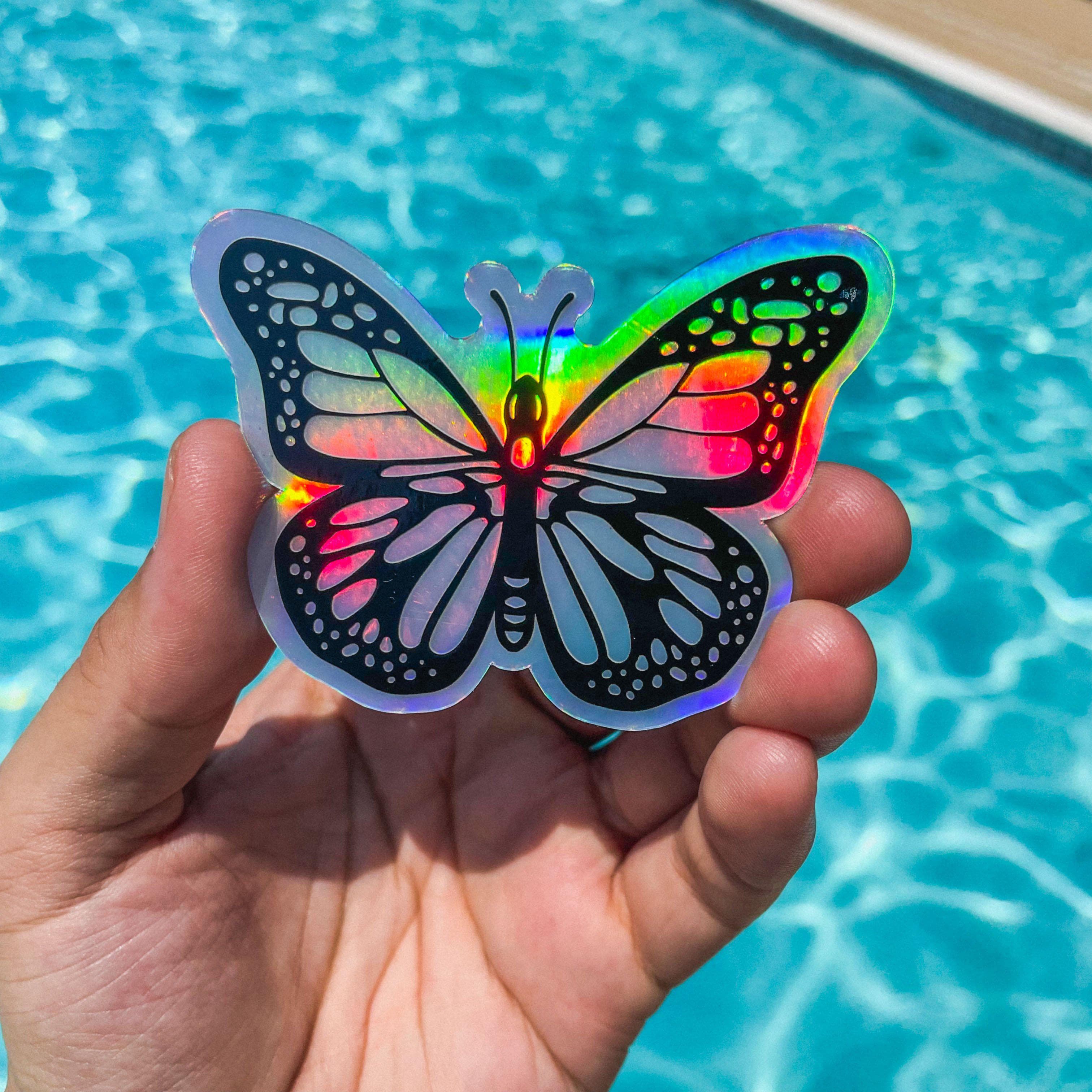  Butterfly Holographic Sticker、mySite、elrpsem3k