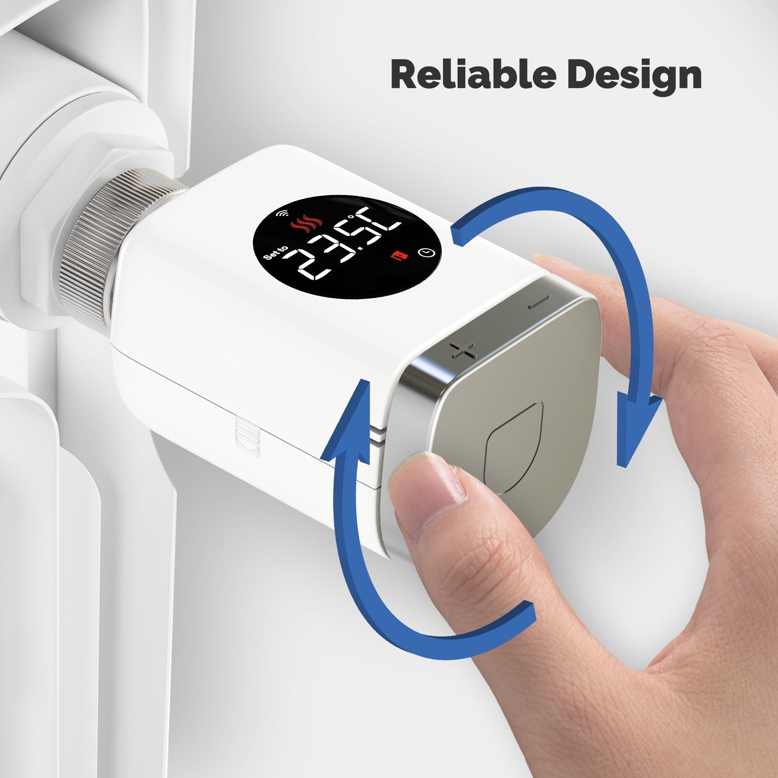 Smart Wifi/Zigbee Thermostatic Radiator Valve TRV Programmable Temperature Controller、mySite、fannypackpong