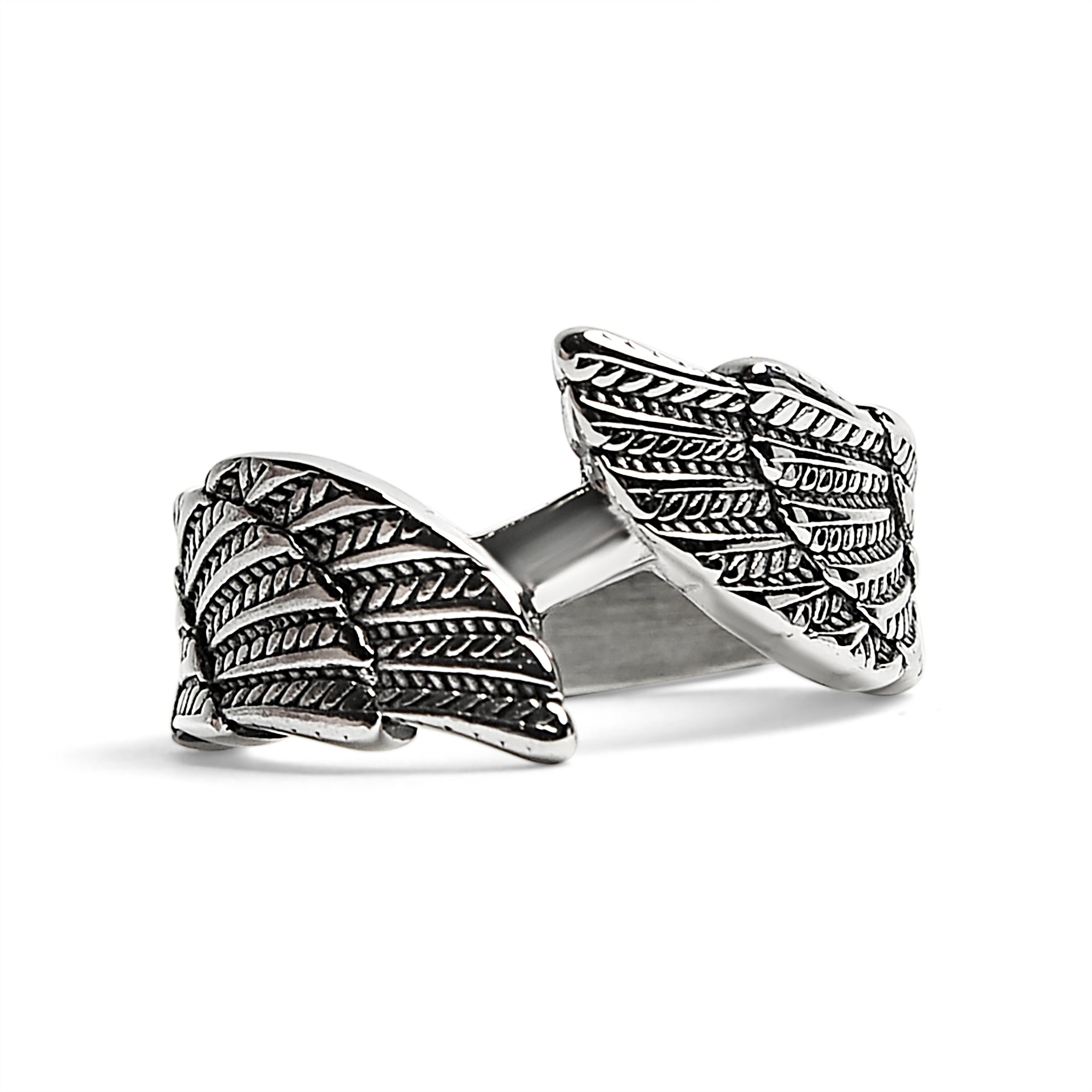 Stainless Steel Angel Wings Ring / SCR4013、mySite、dreamappss