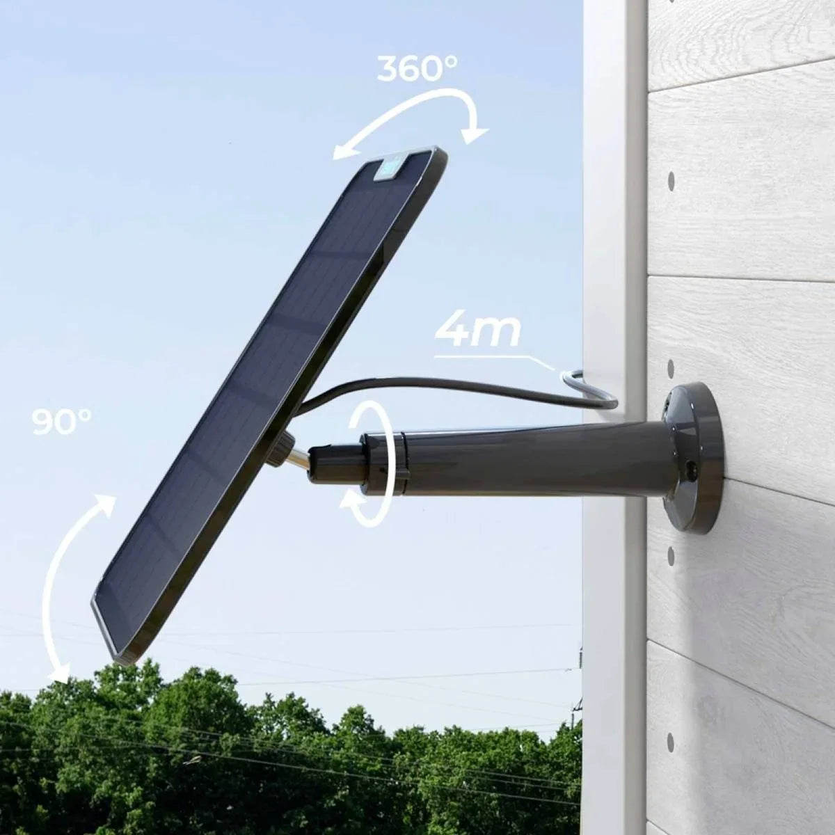 Reolink Painel Solar para câmaras de segurança em Preto - Reolink Solar Panel 2、mySite、fannypackpong