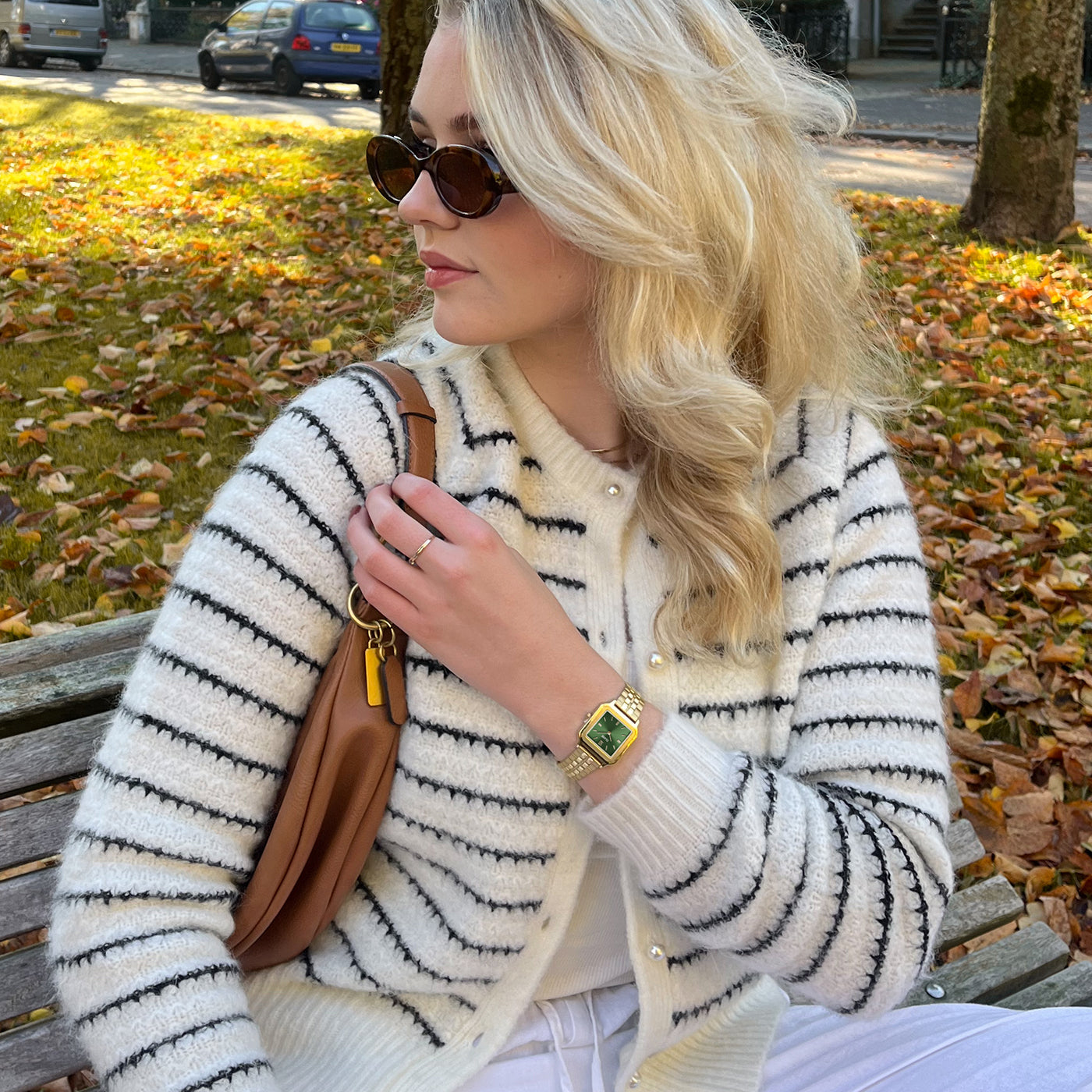 Gracieuse Watch Steel, Forest Green, Gold Colour、mySite、botmansion